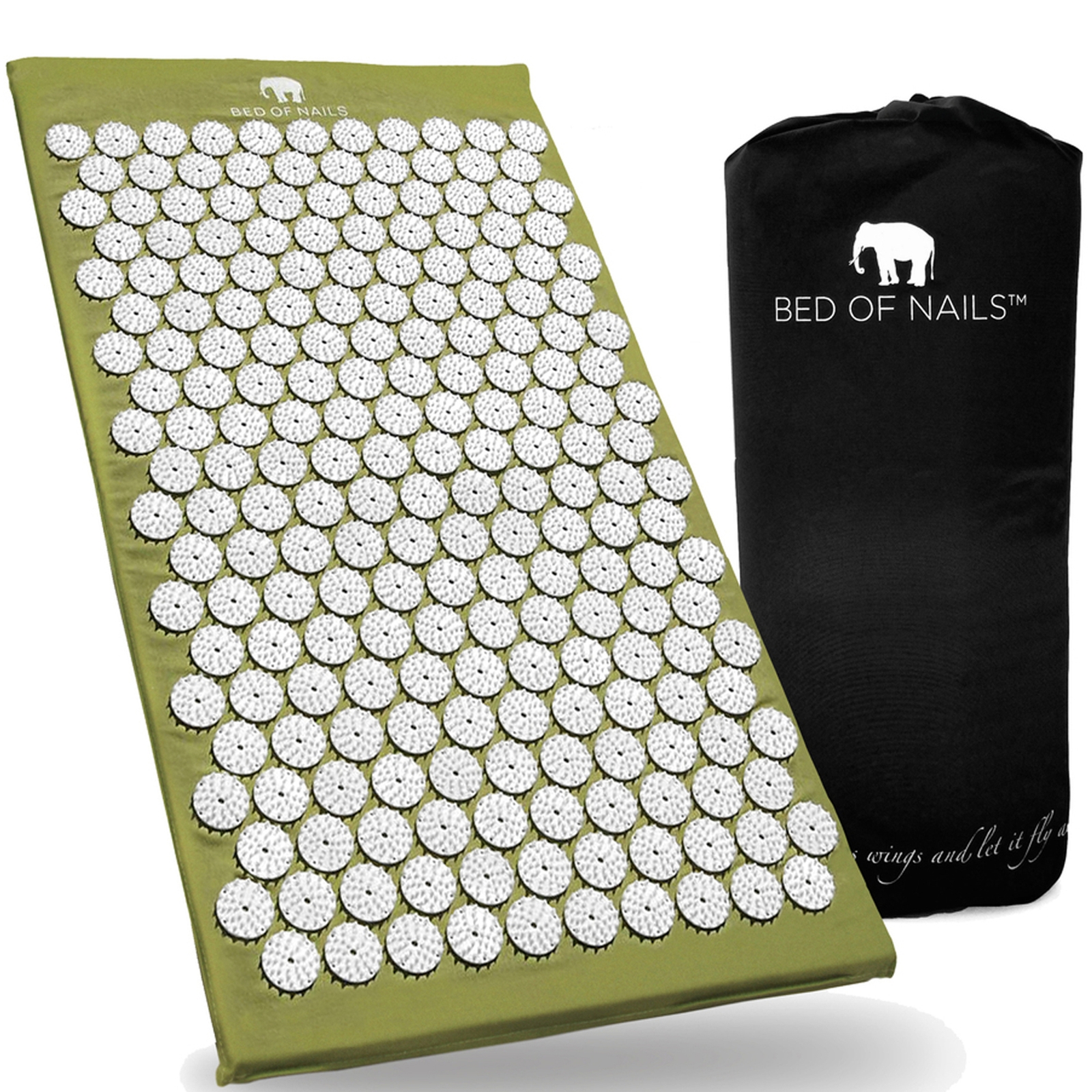 Bed of Nails Acupressure Mat - Green