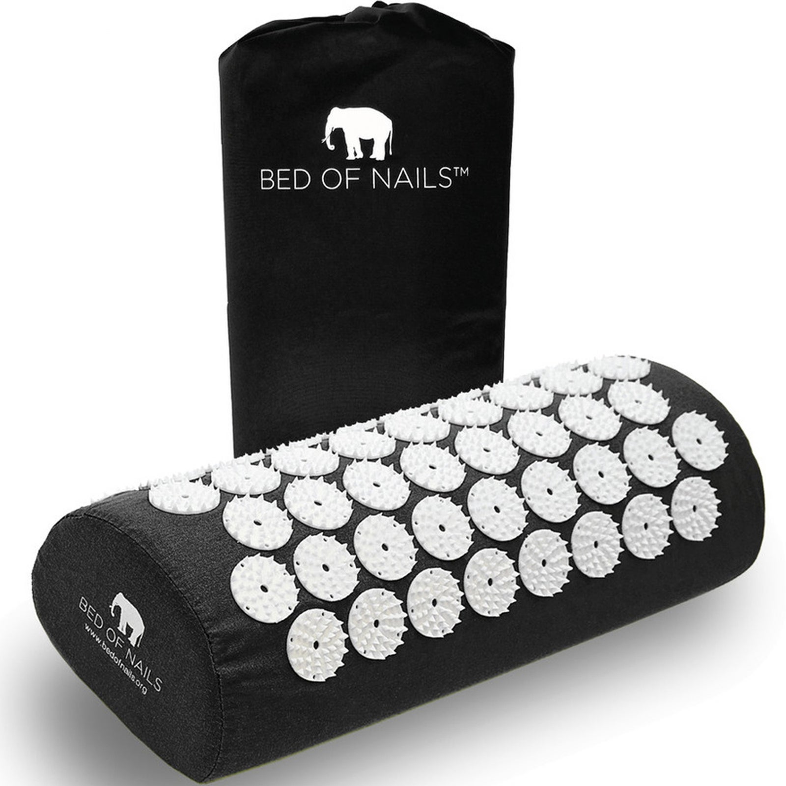 Bed of Nails Acupressure Pillow - Black