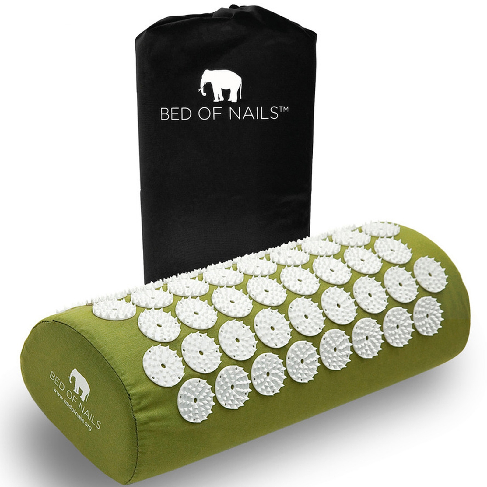Bed of Nails Acupressure Pillow - Green