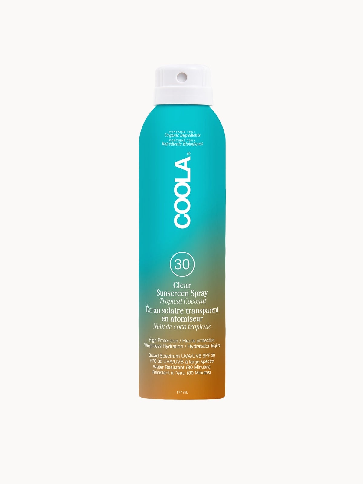 COOLA Classic Sunscreen Spray SPF30 Pina Colada 177ml