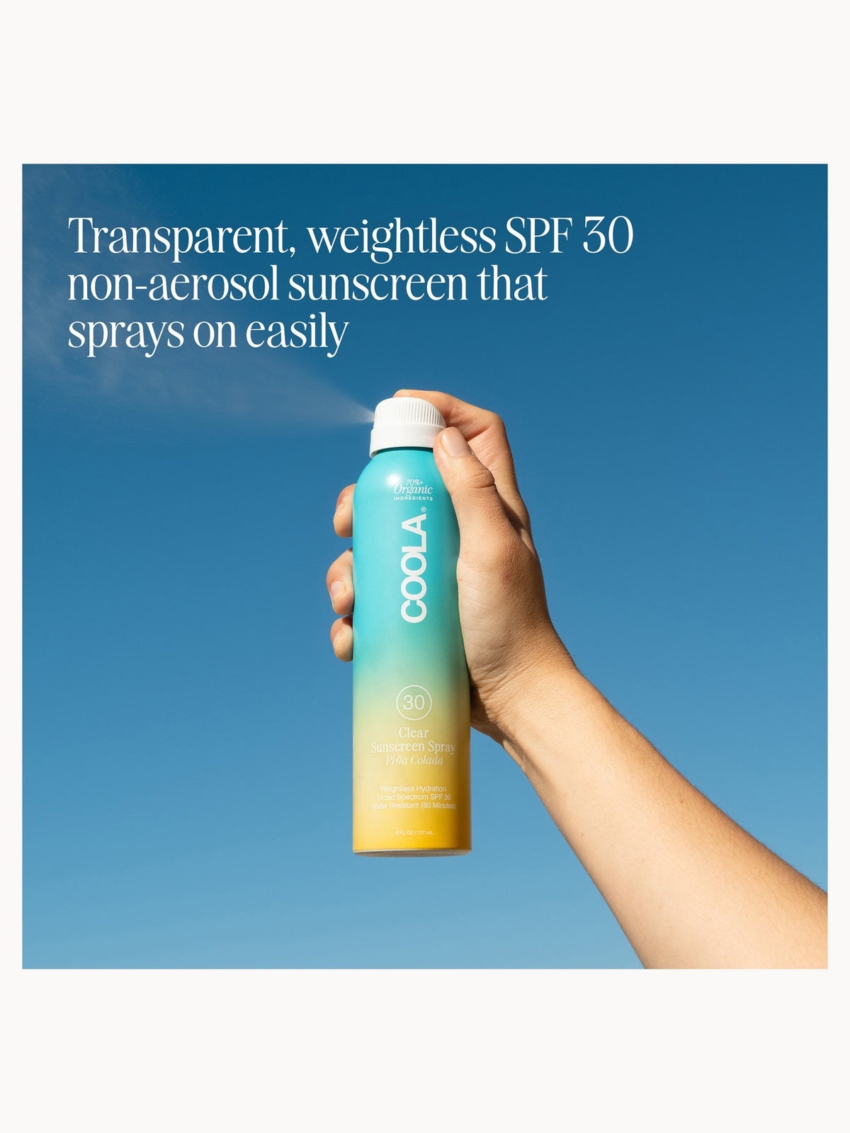 COOLA Classic Sunscreen Spray SPF30 Pina Colada 177ml 2