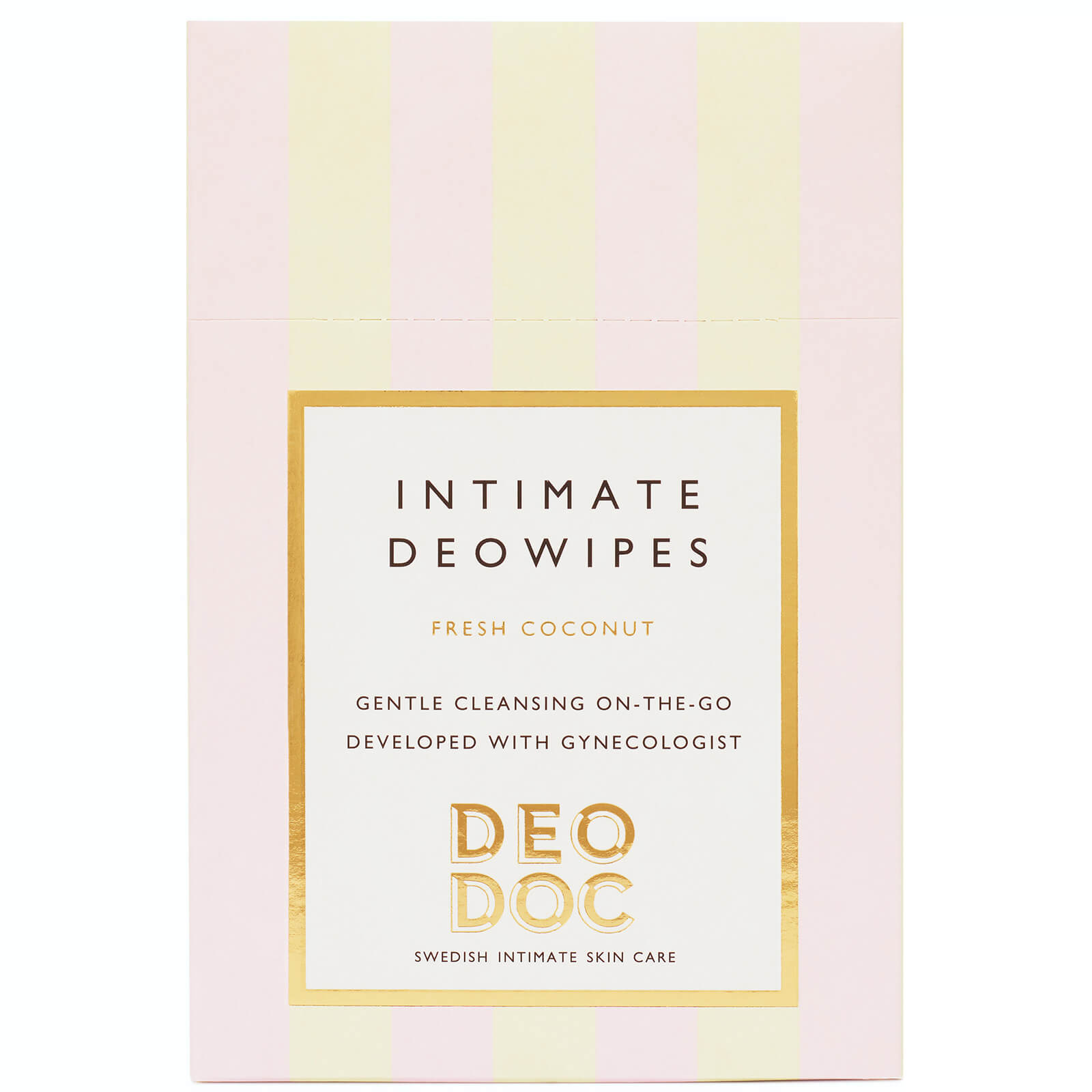 DeoDoc Intimate Deowipes - Fresh Coconut