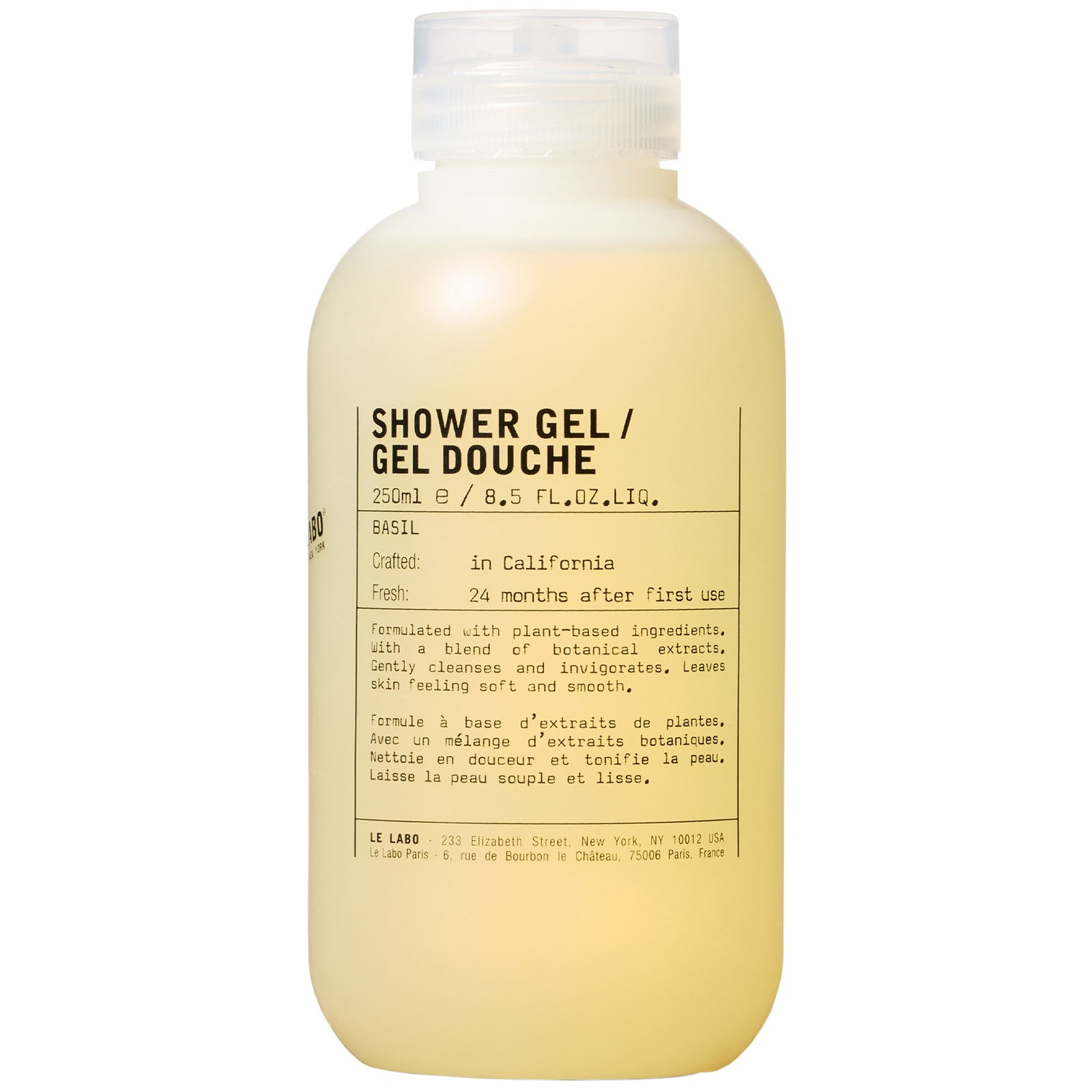 Le Labo Shower Gel Basil 250ml - Image 1