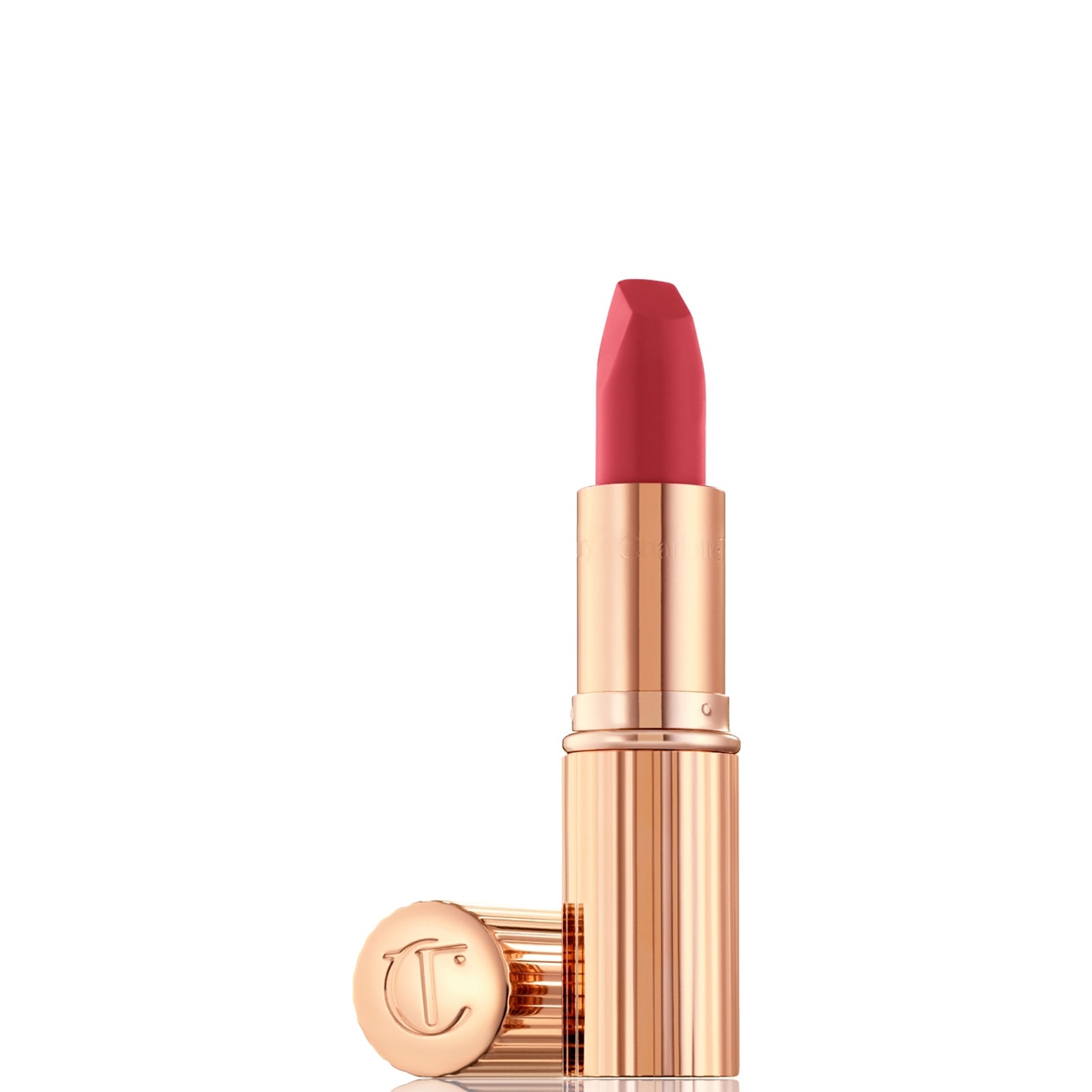 Charlotte Tilbury Red Hollywood Beauty Icon Matte Lipstick In Gracefullypink - Image 4