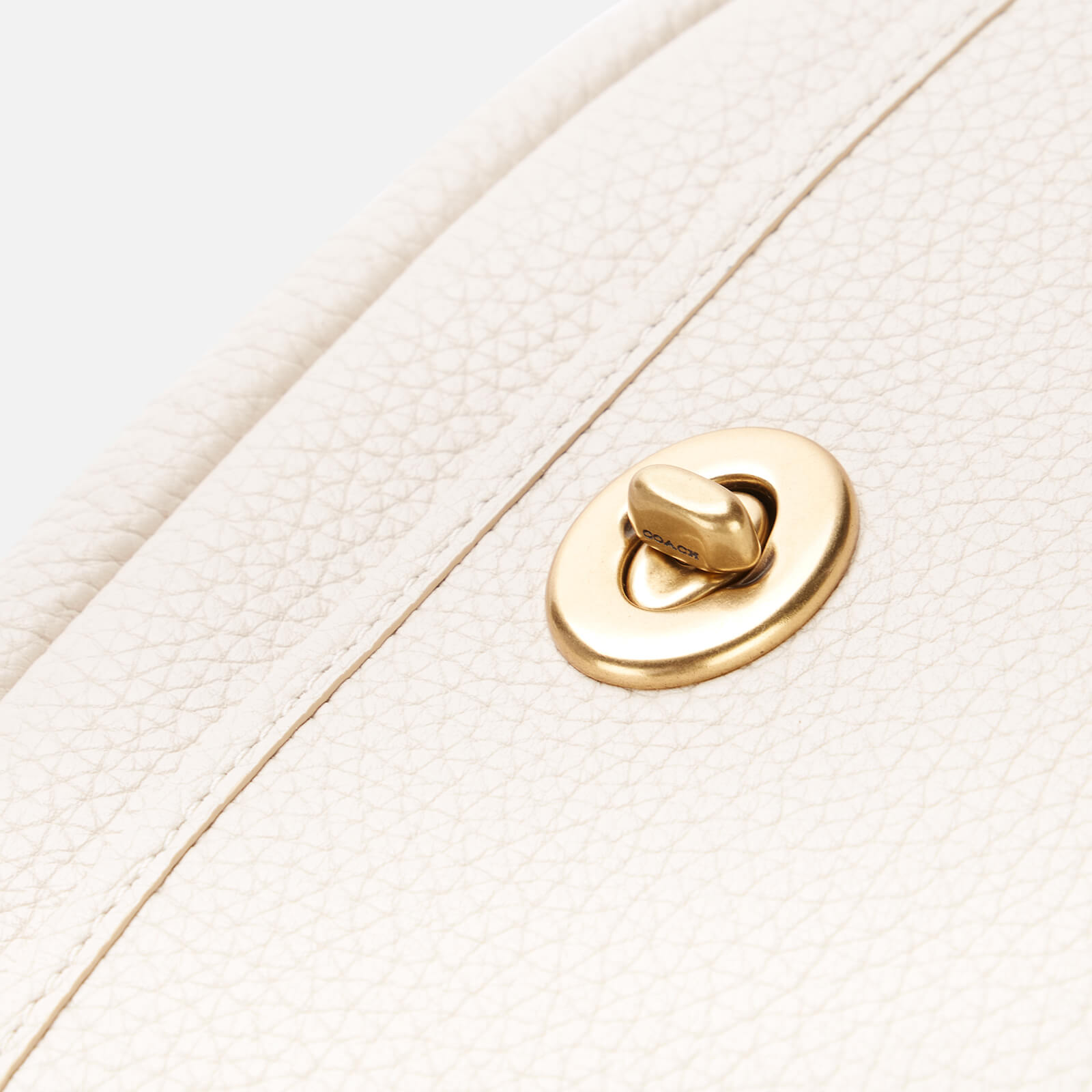 Coach Women's Soft Pebble Leather Camera Bag Chalk Coach EU