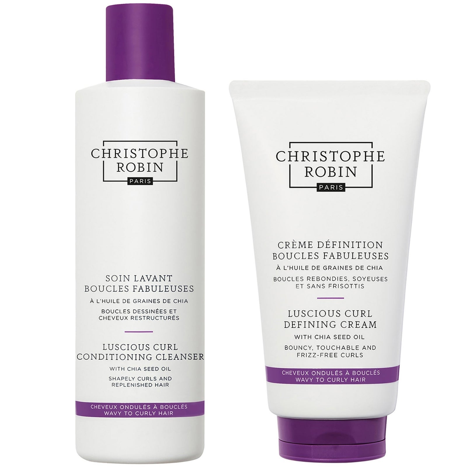 Christophe Robin Luscious Curl Regimen for Wavy to Curly Hair