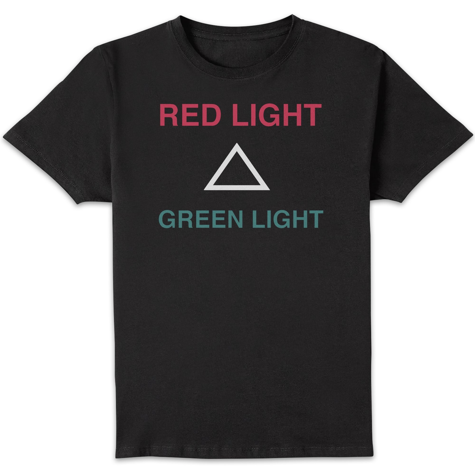 Squid Game RED LIGHT GREEN LIGHT Men's T-Shirt - Black - M