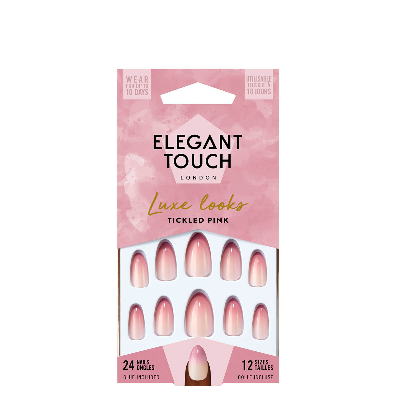 Elegant Touch False Nails - Tickled Pink