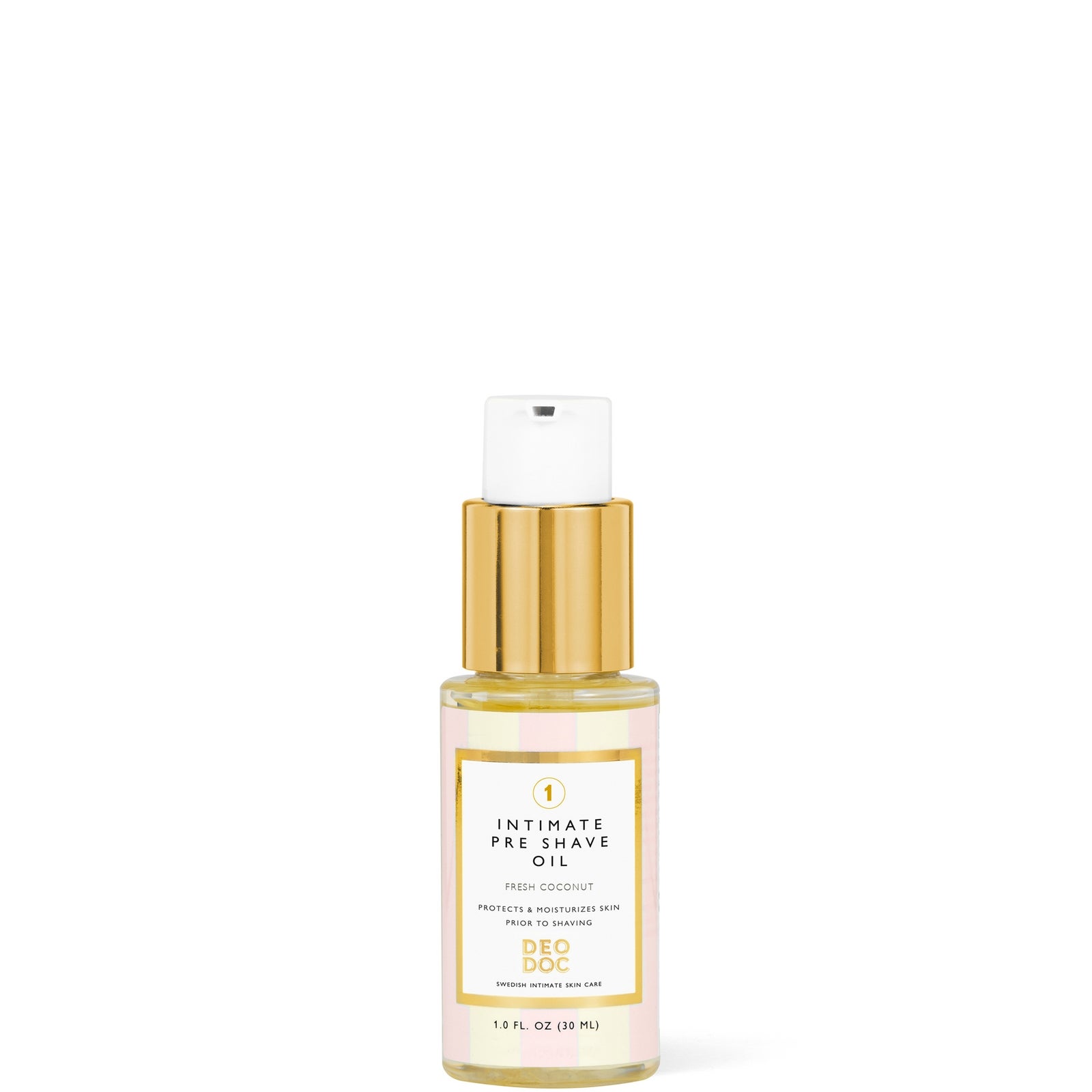 DeoDoc Intimate Pre Shave Oil - Fresh Coconut
