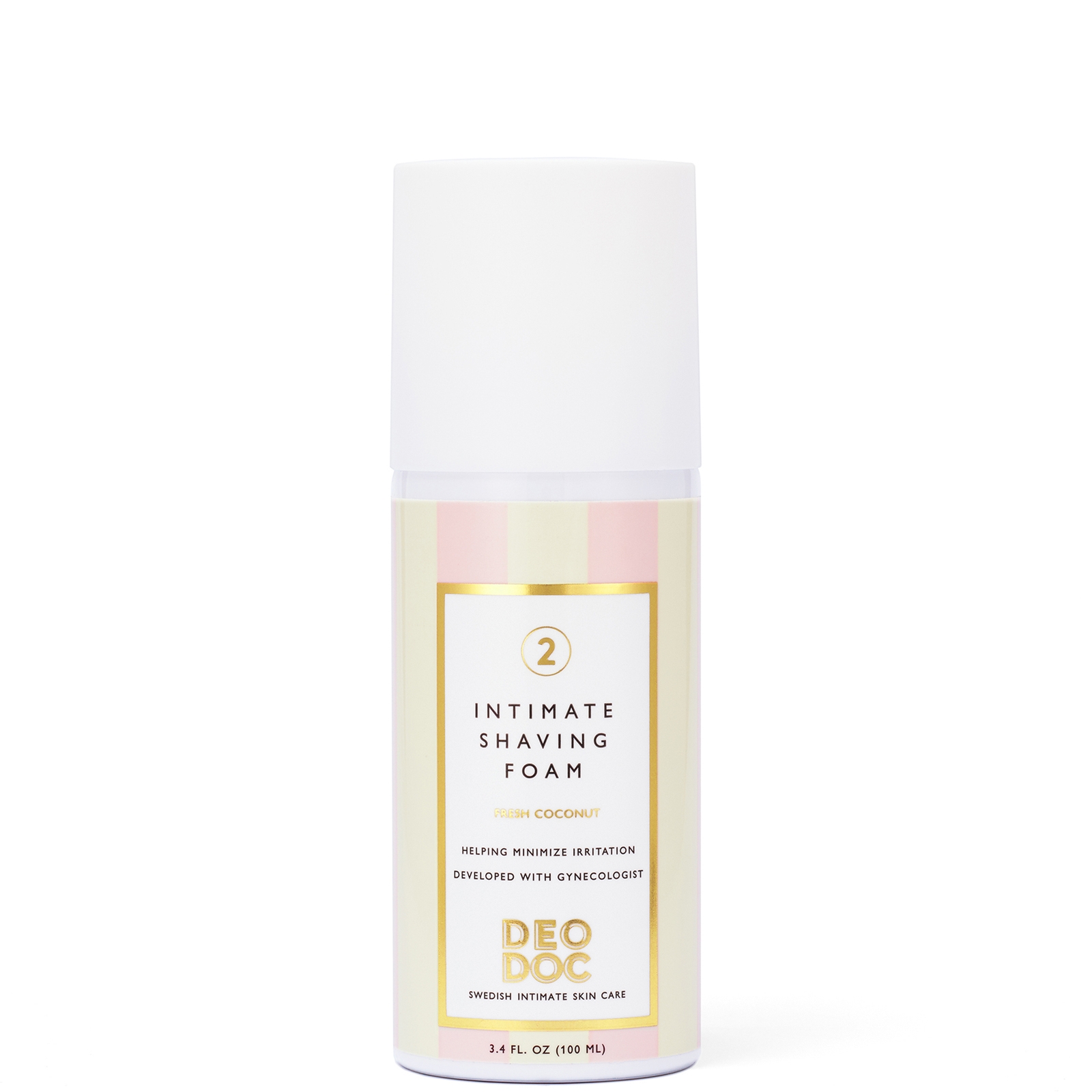 DeoDoc Shaving Foam Fresh Coconut 100ml