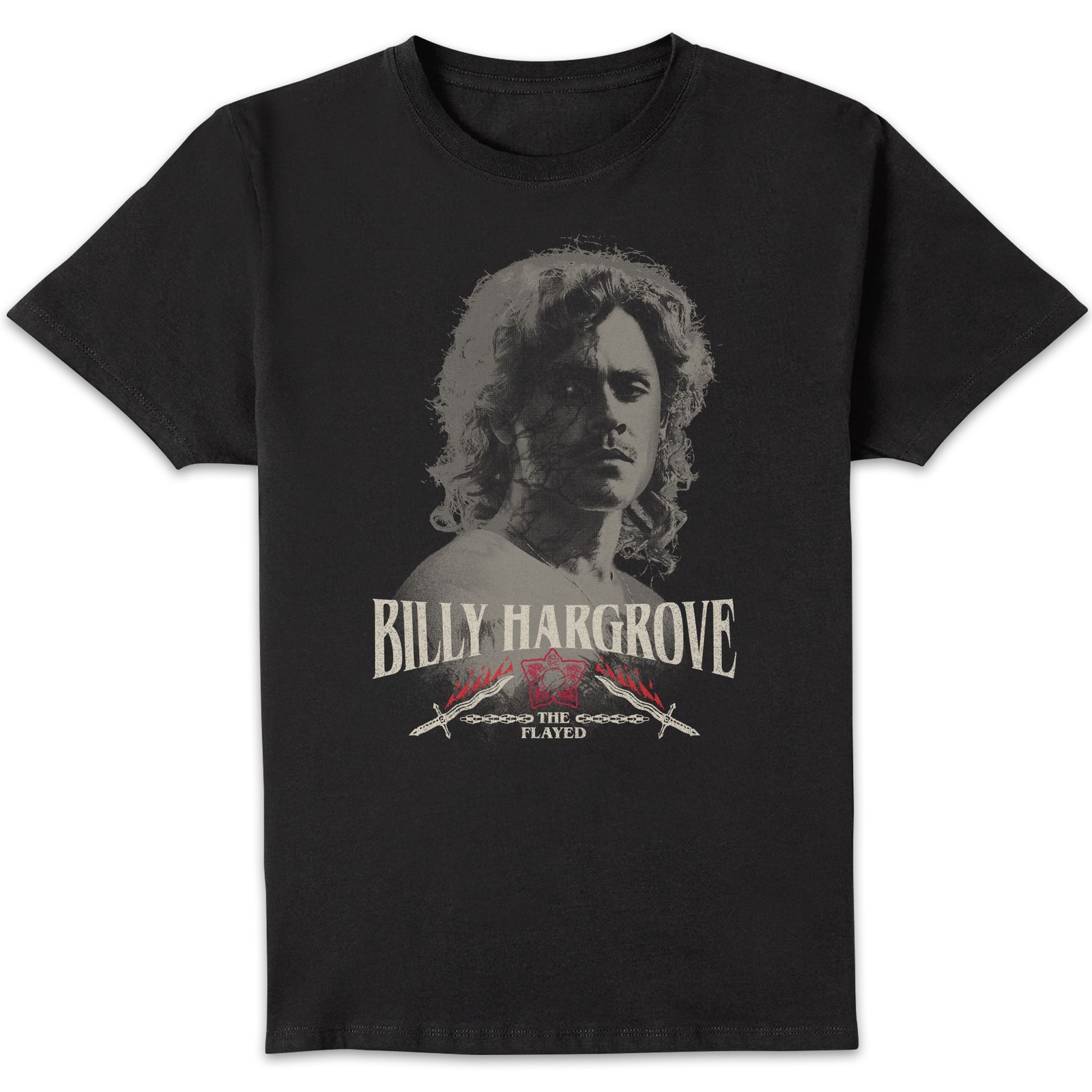 Stranger Things Billy Hargrove T-Shirt Homme - Noir - XL