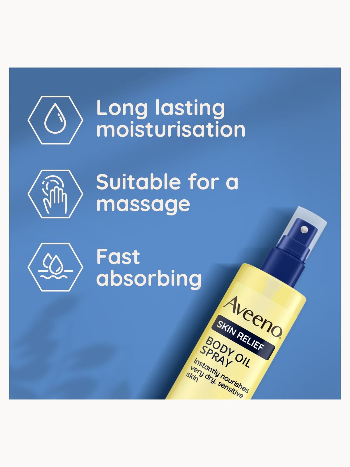 Aveeno Skin Relief Body Oil Spray 200ml 2