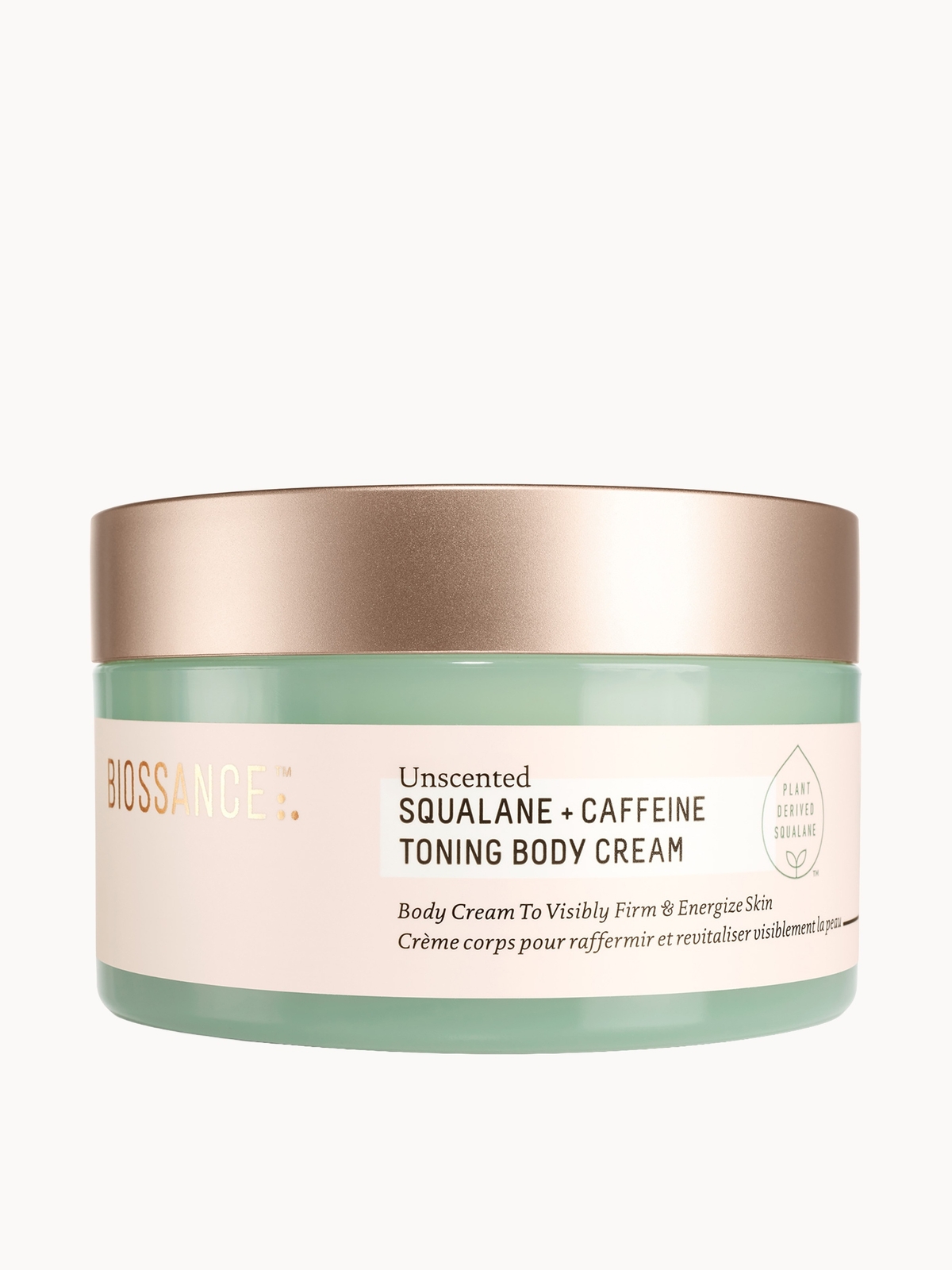 Biossance Squalane and Caffeine Toning Body Cream - Unscented 200ml