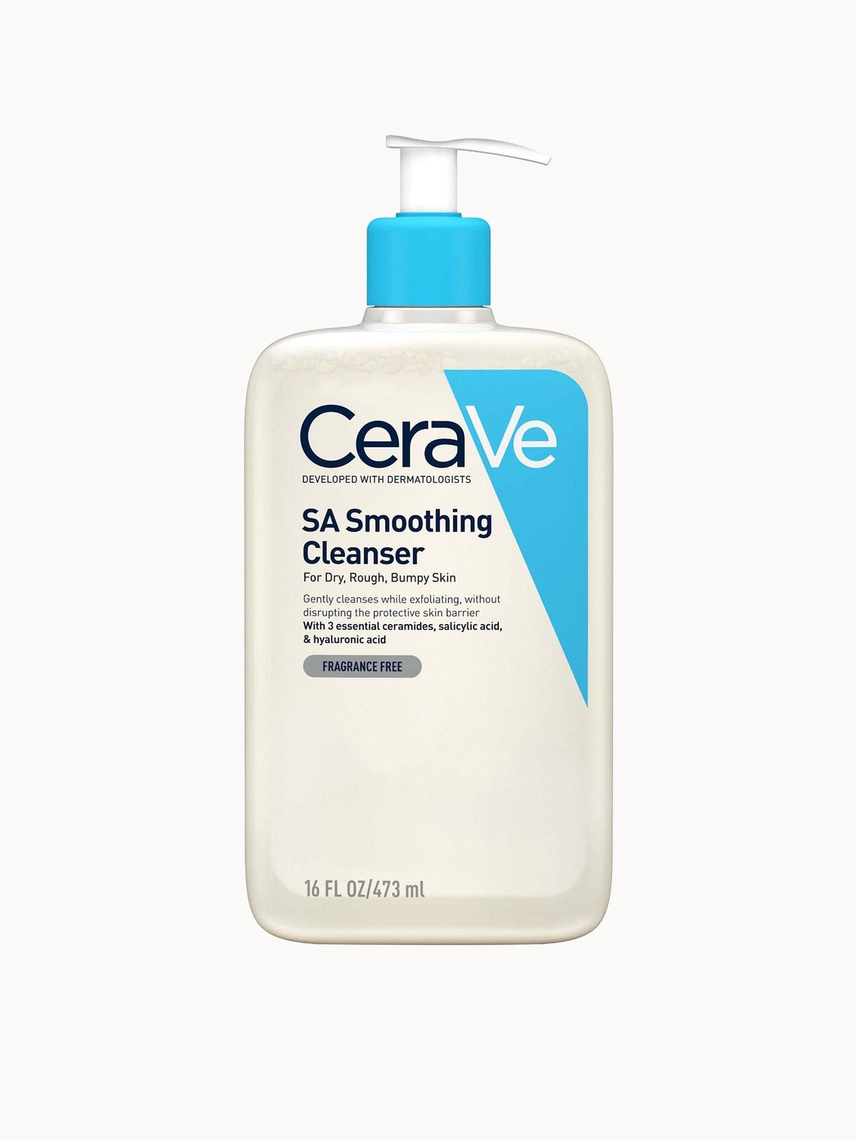 CeraVe SA Smoothing Cleanser with Salicylic Acid for Dry, Rough & Bumpy Skin 473ml