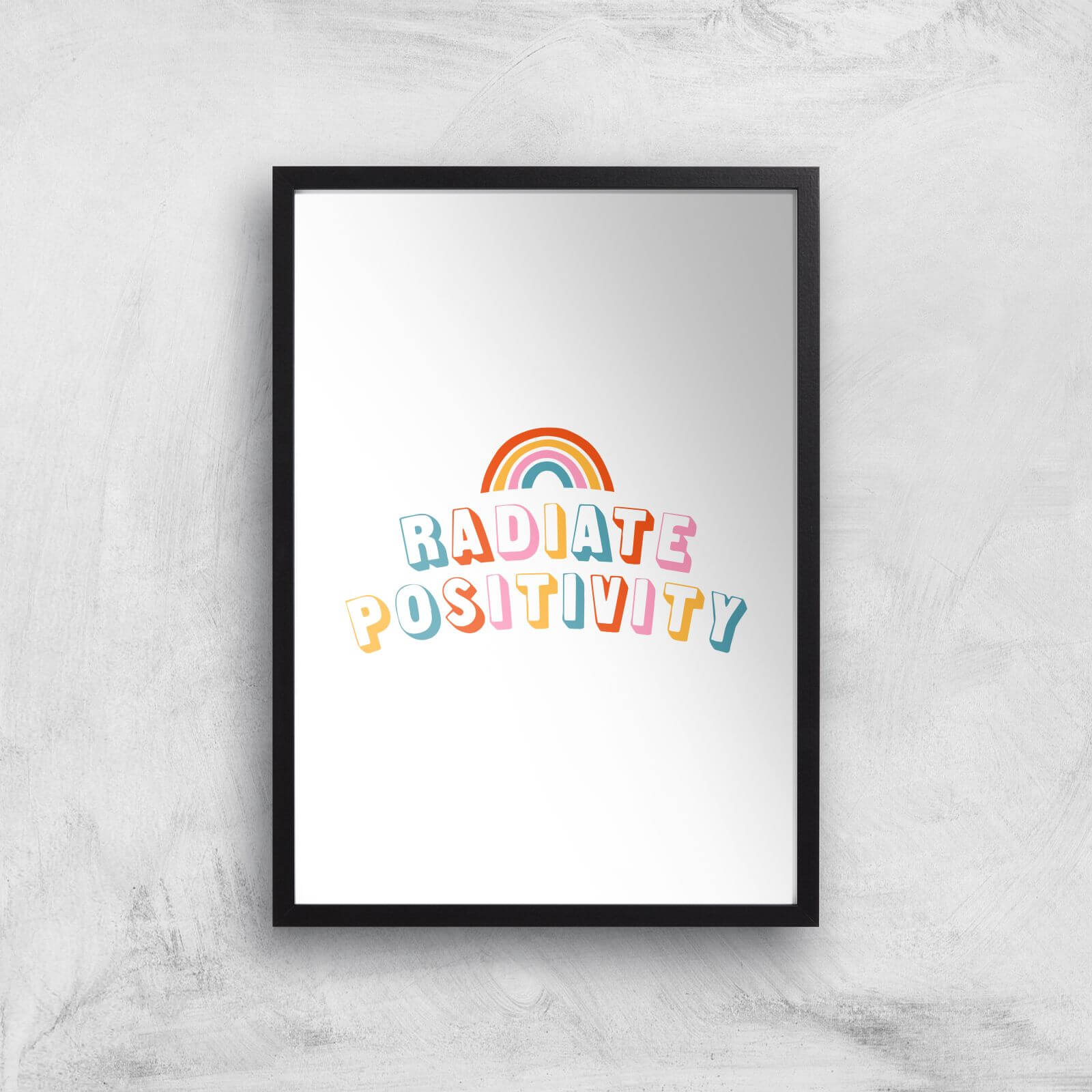 Radiate Positivity Giclee Art Print - A3 - Black Frame