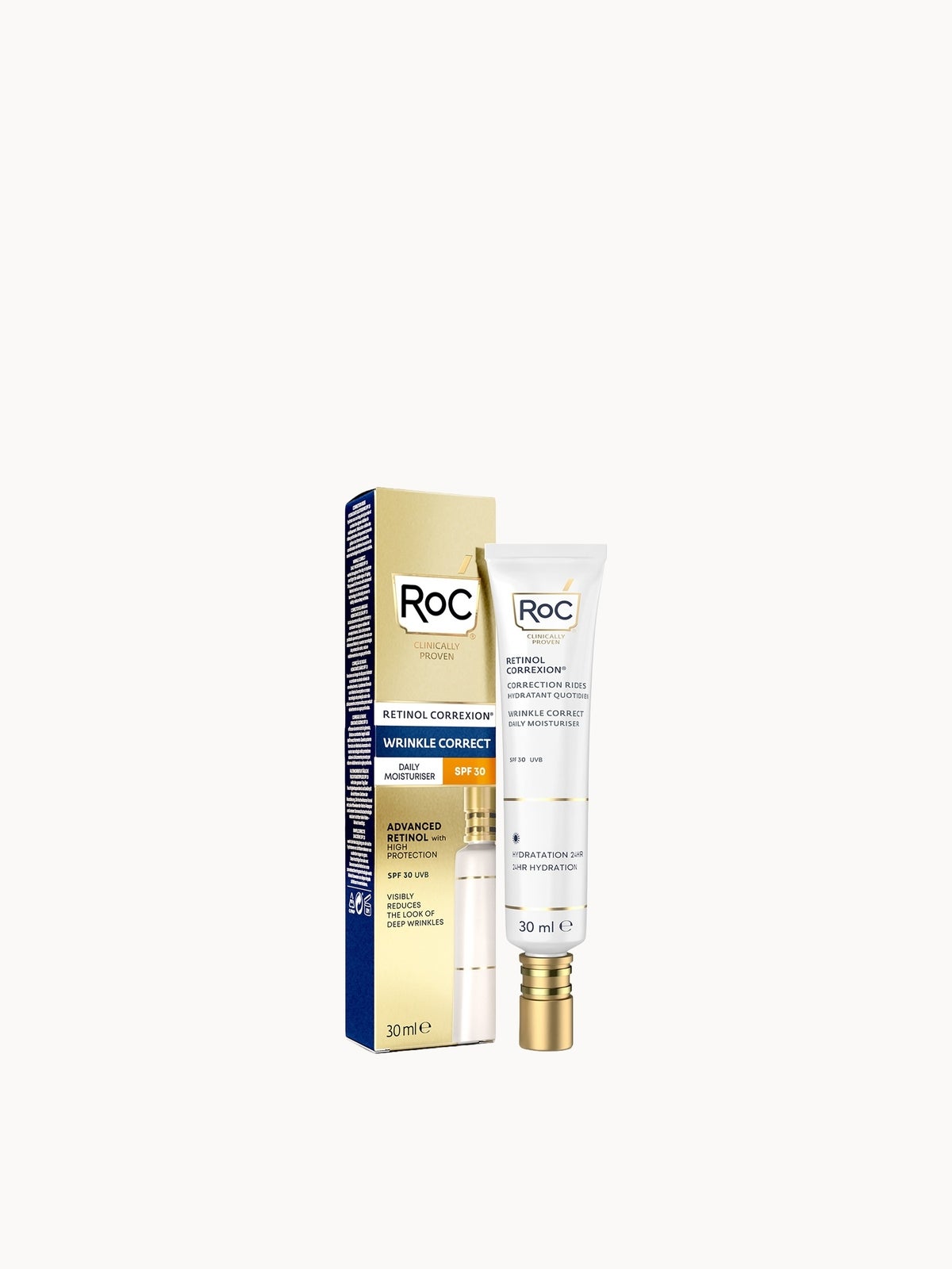 RoC Retinol Correxion Wrinkle Correct Daily Moisturiser SPF30 30ml 2