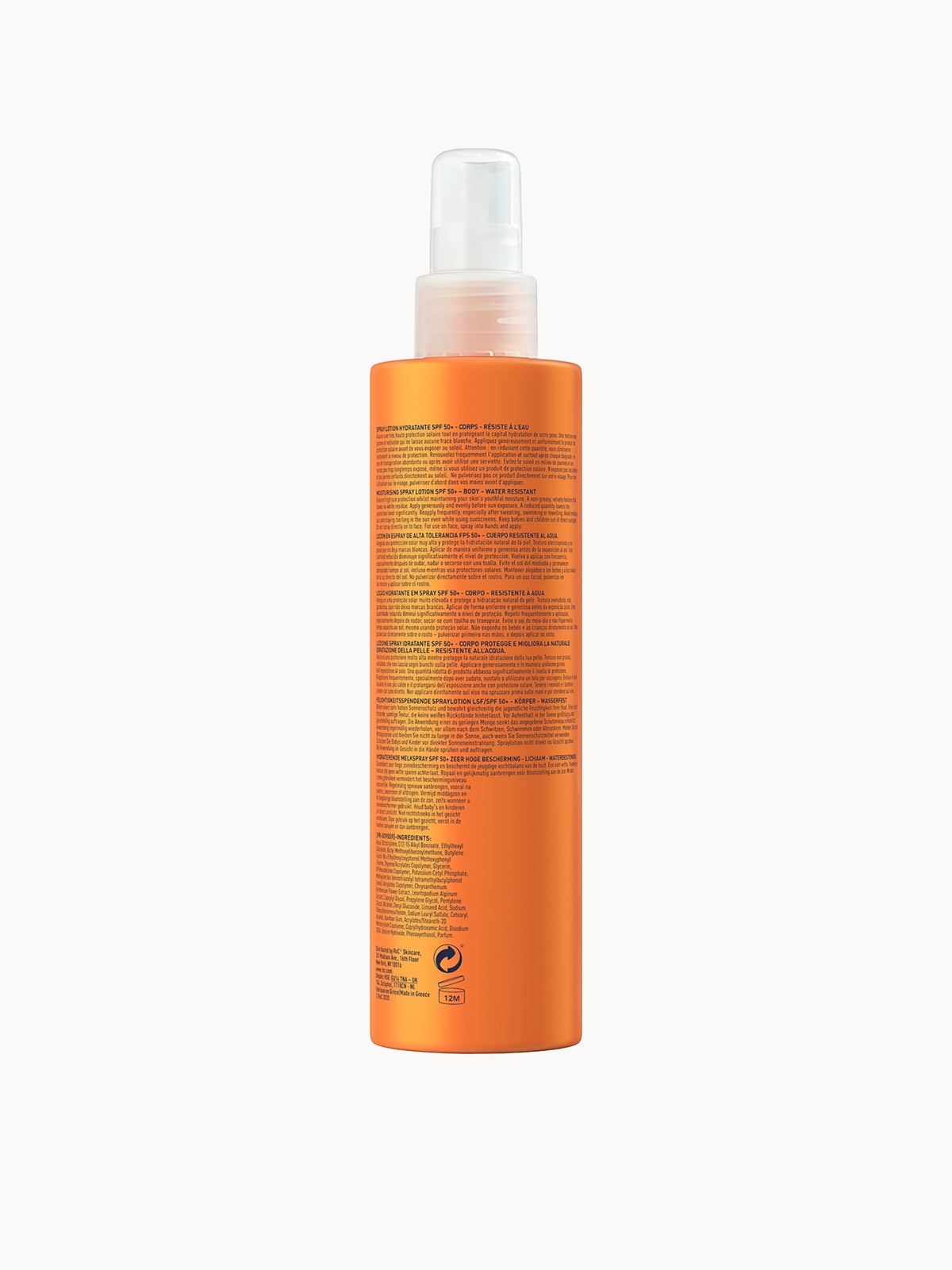 RoC Soleil-Protect Moisturising Spray Lotion SPF50 200ml 2