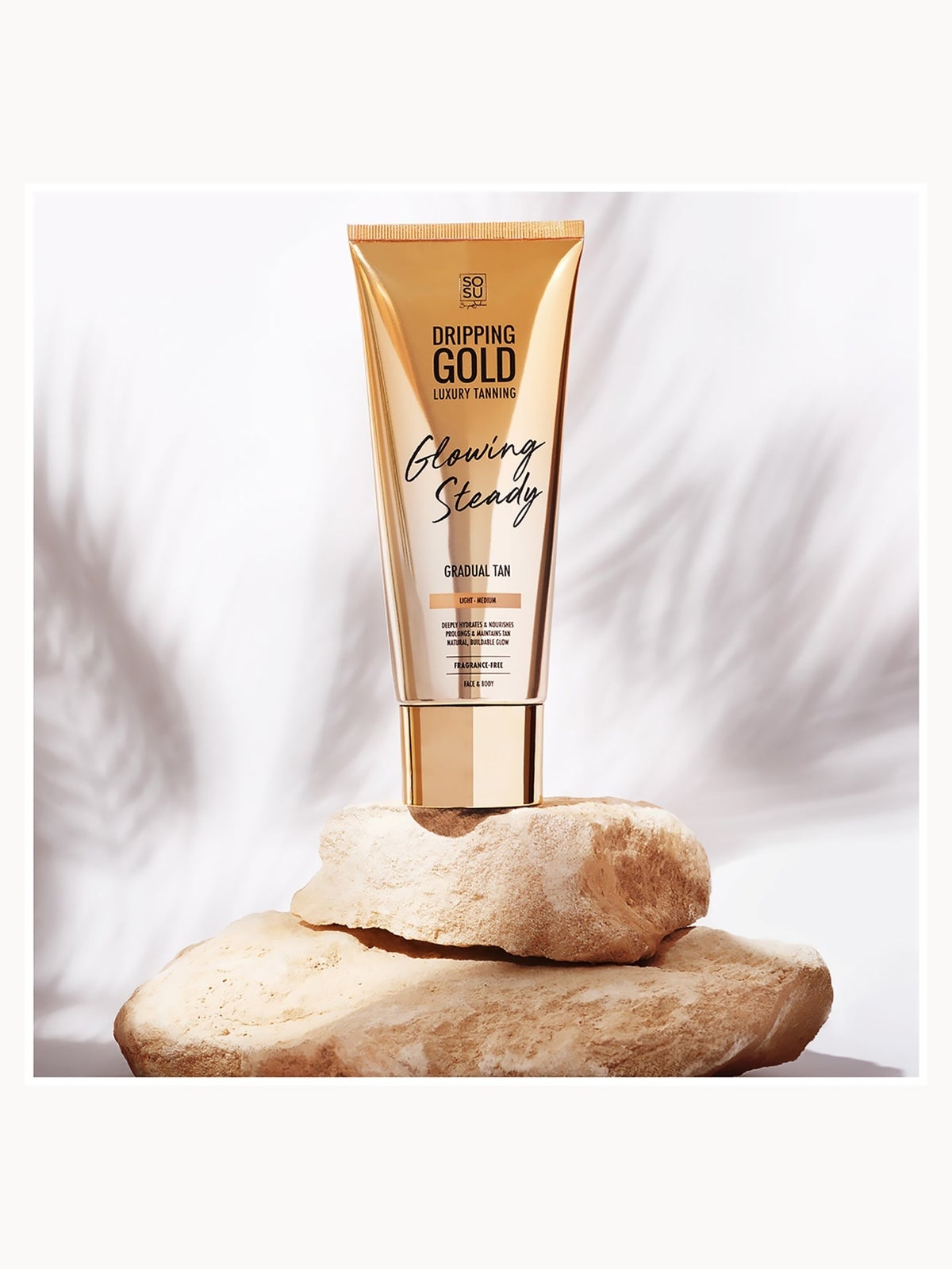 SOSU Dripping Gold Gradual Tan Lotion 230g (Various Colours) - Light-Medium 4