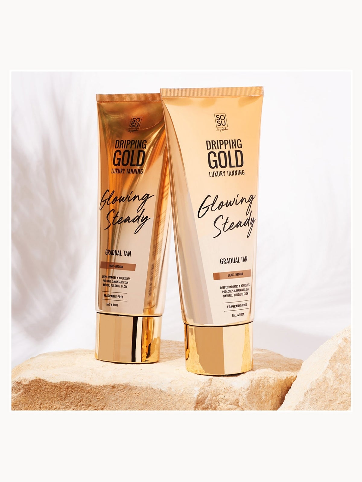SOSU Dripping Gold Gradual Tan Lotion 230g (Various Colours) - Medium-Dark 2