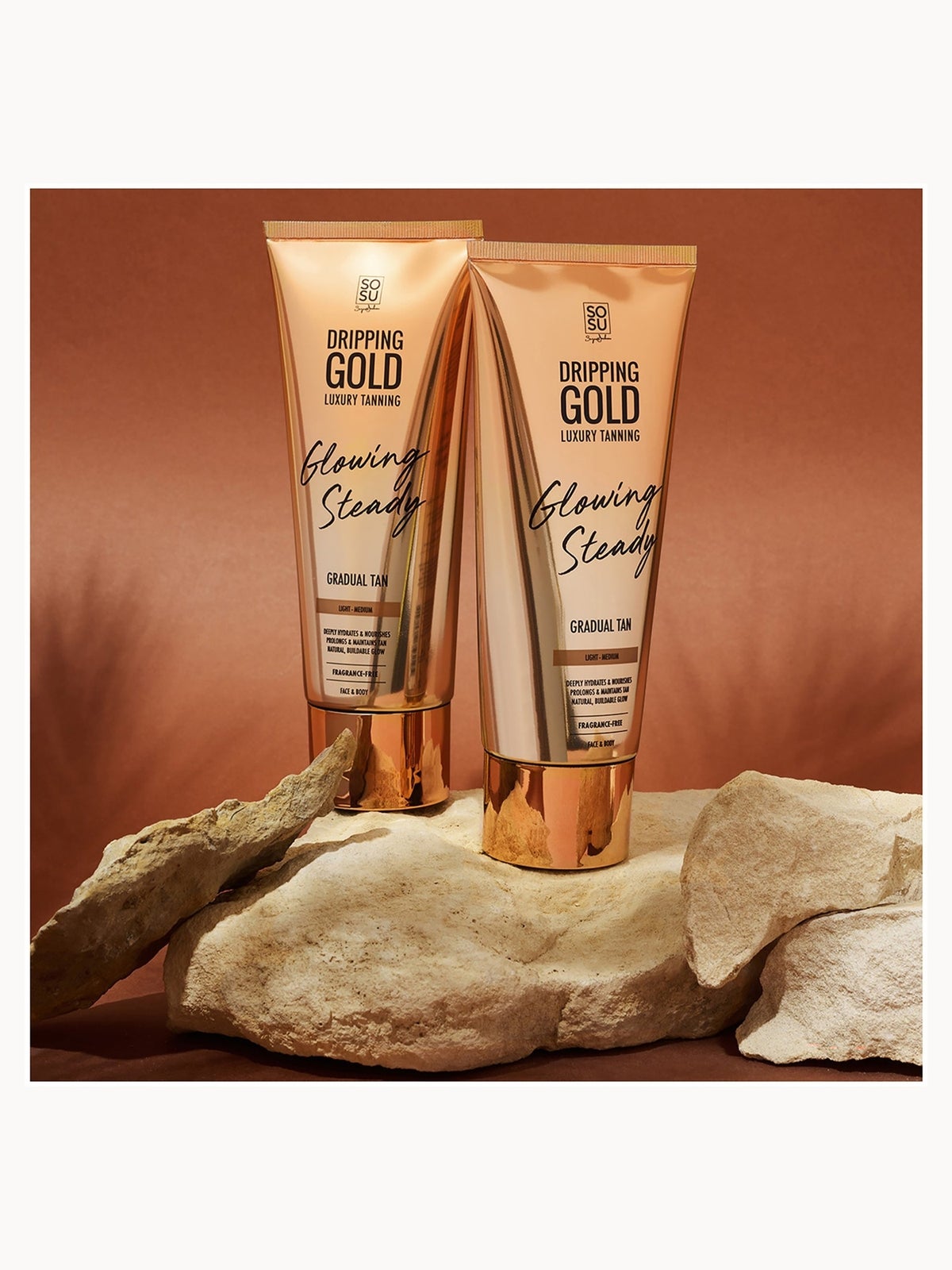 SOSU Dripping Gold Gradual Tan Lotion 230g (Various Colours) - Medium-Dark 3
