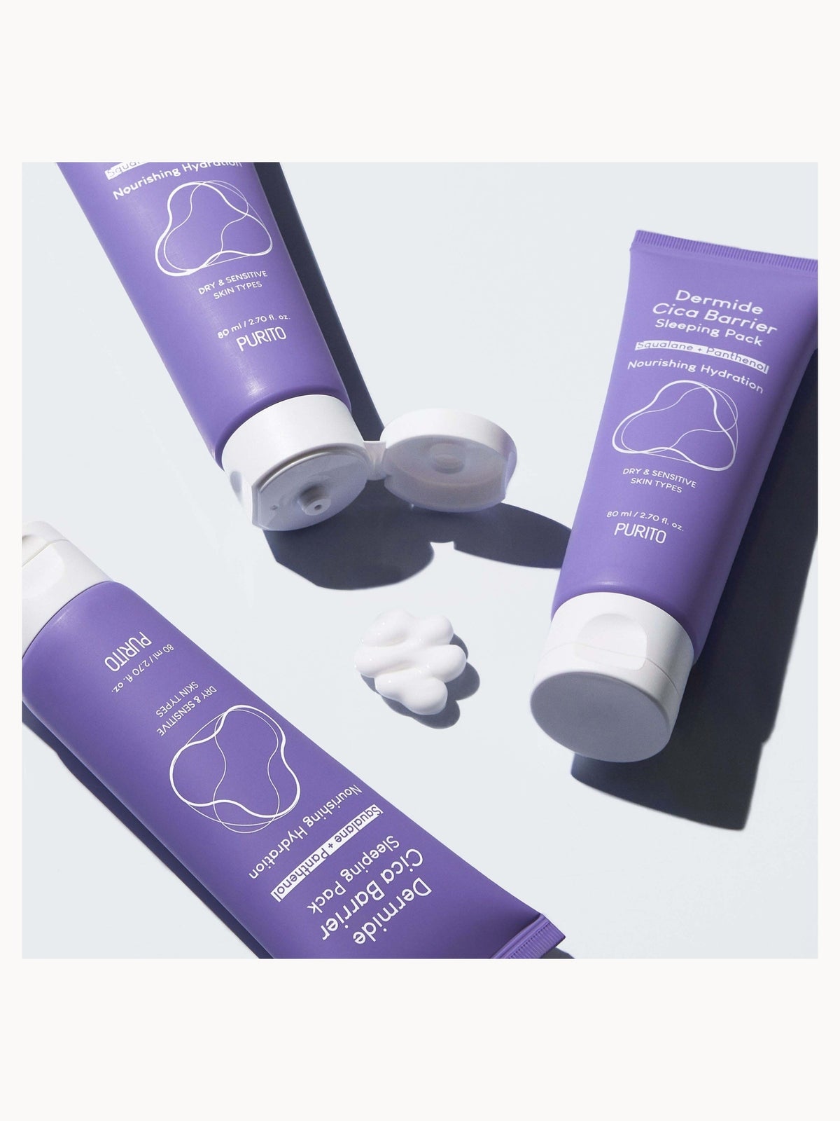 PURITO Dermide Cica Barrier Sleeping Pack 80ml 2