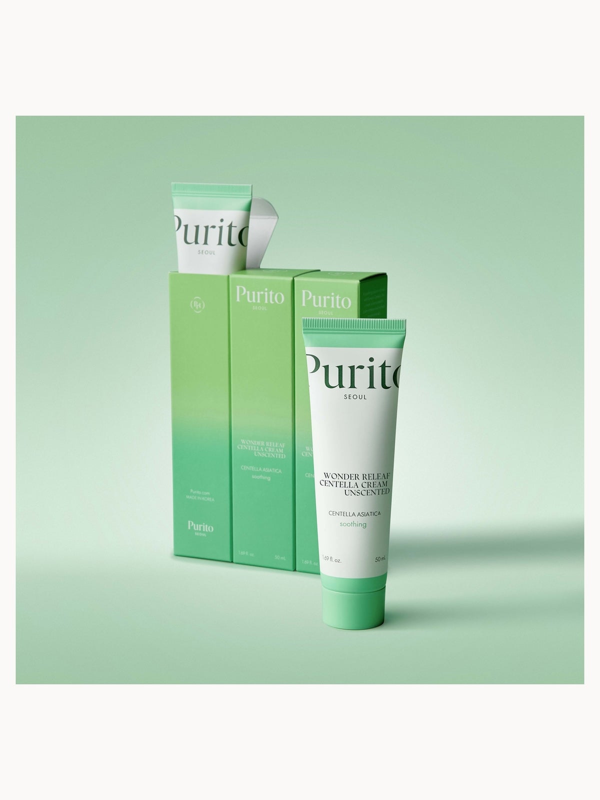 PURITO Wonder Releaf Centella Unscented Cream 50ml 3