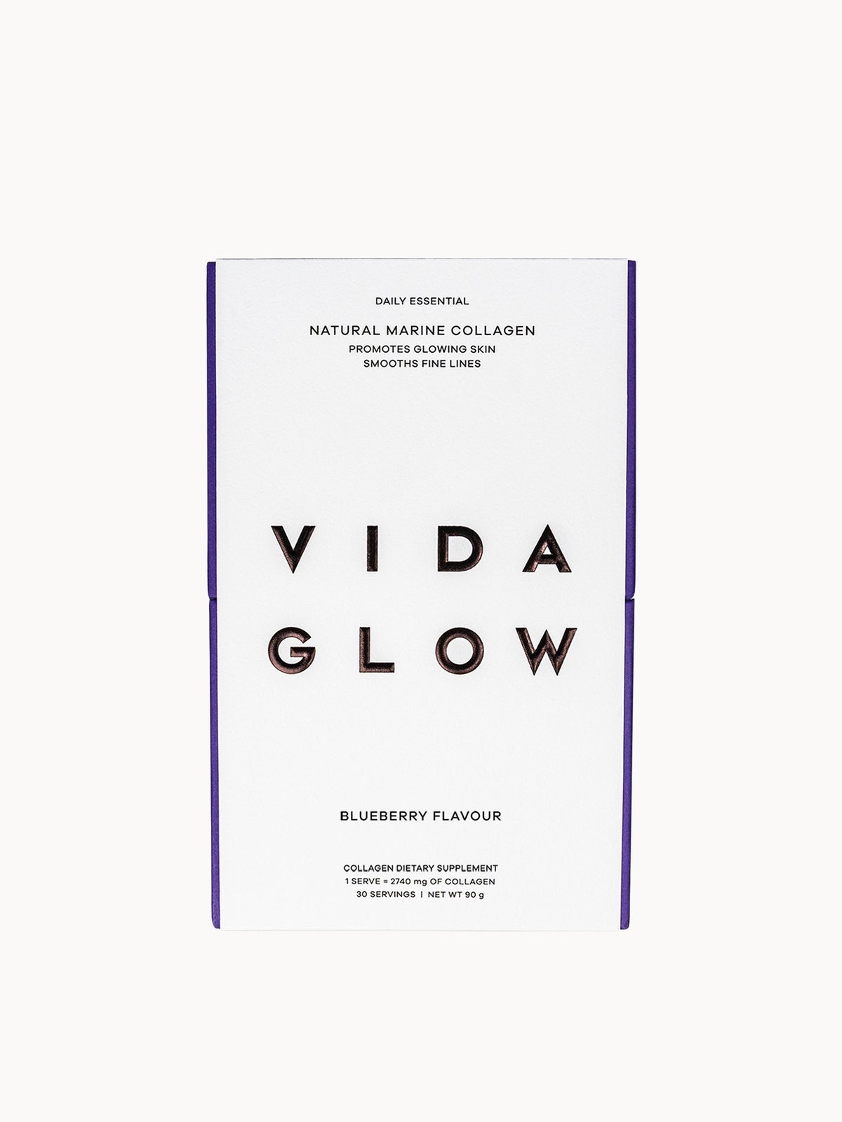 Vida Glow Natural Marine Collagen Sachets - Blueberry