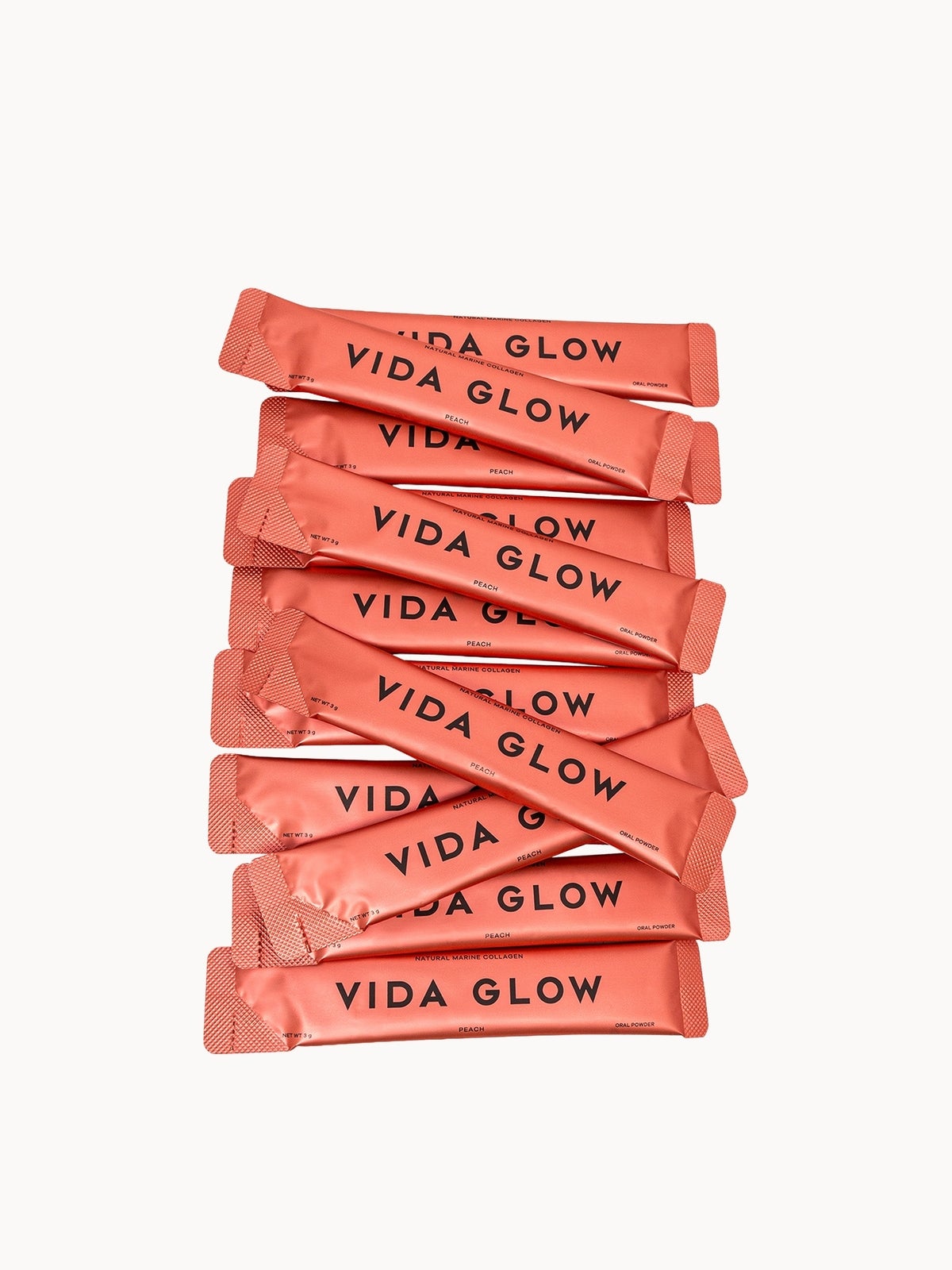 Vida Glow Natural Marine Collagen Sachets - Peach 3
