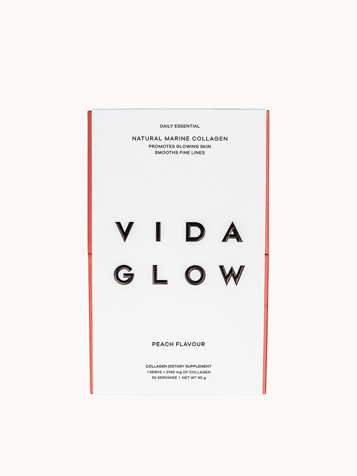 Vida Glow Natural Marine Collagen Sachets - Peach