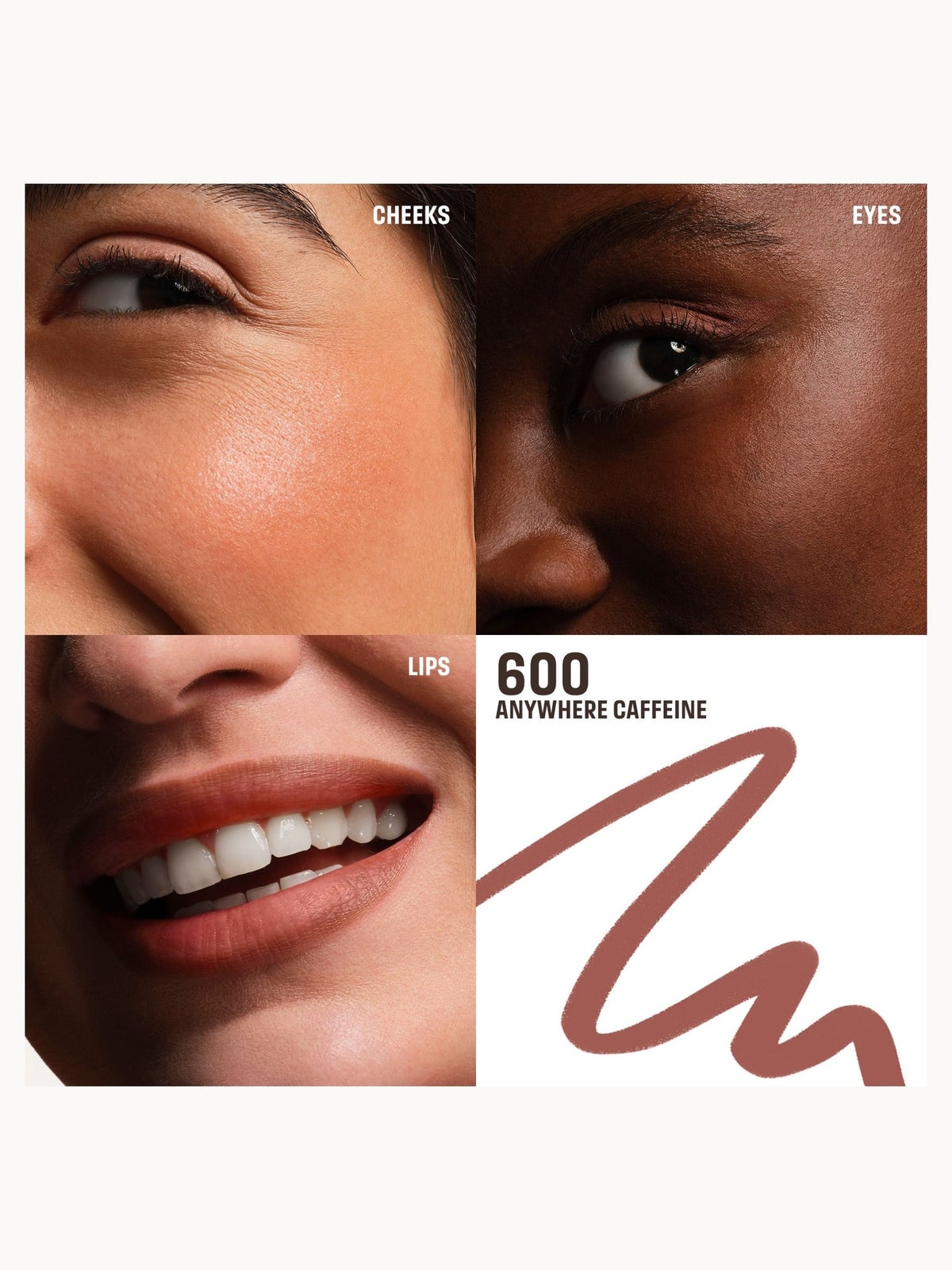 MAKEUP FOREVER Artist Color Pencil Multi-Use Lip Pencil (Various Shades) - 600-Anywhere Caffeine 2