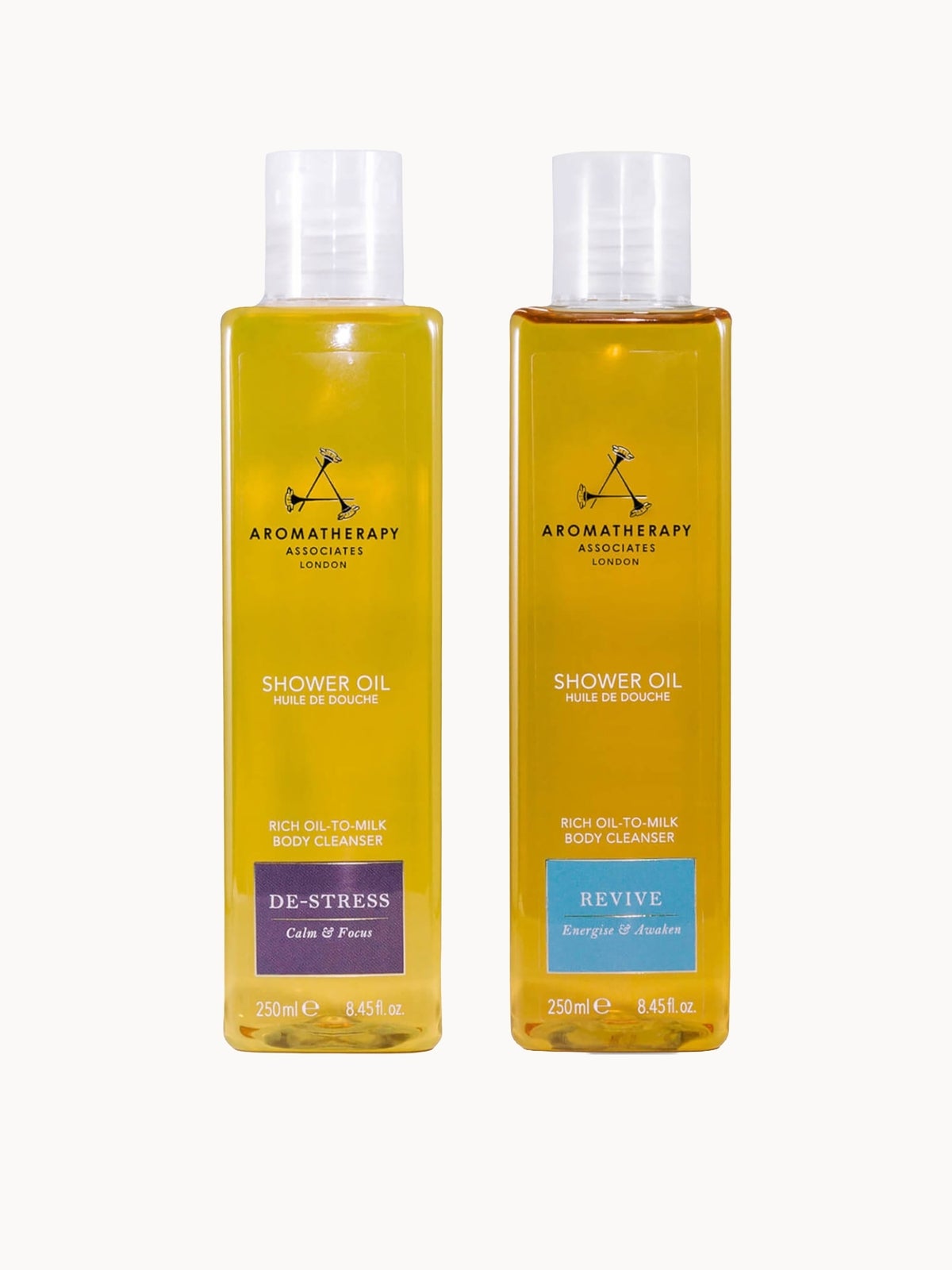 Aromatherapy Associates AM PM Shower Oil Duo