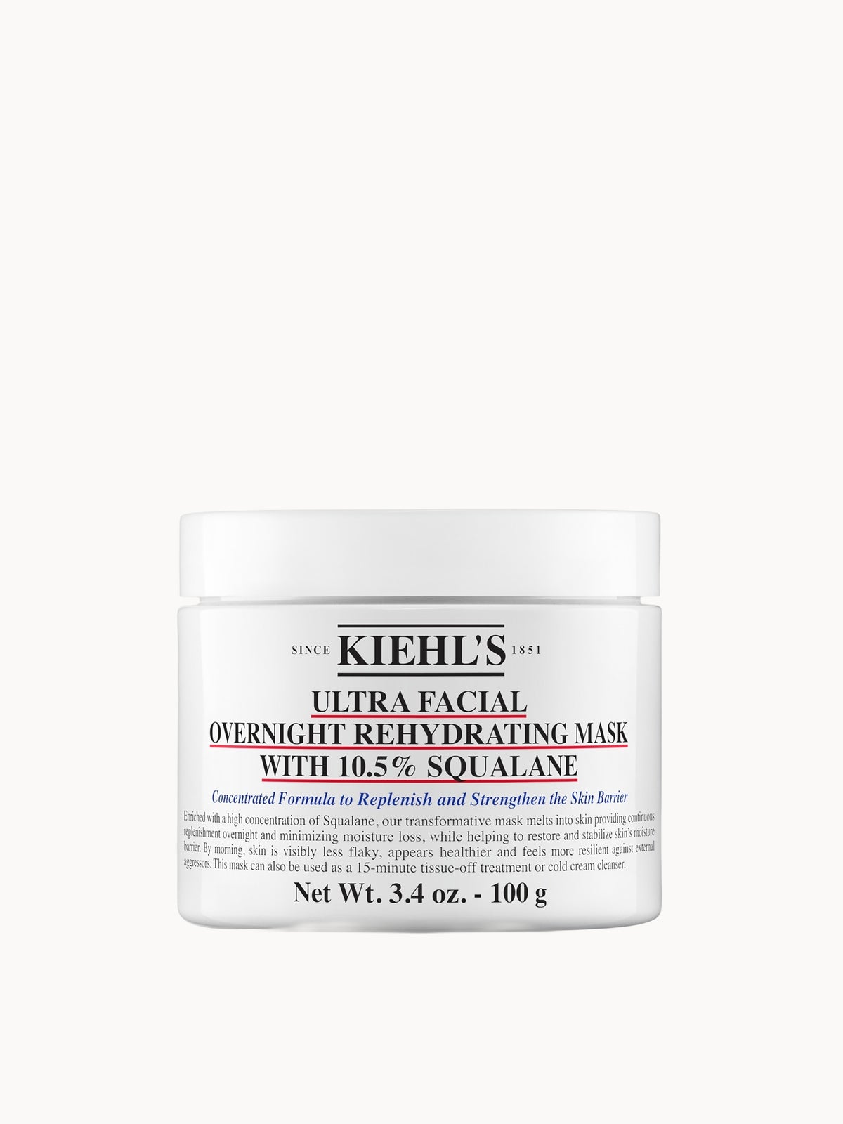 Photos - Facial Mask Kiehls Kiehl's Ultra Facial Masque 100g S4693100 