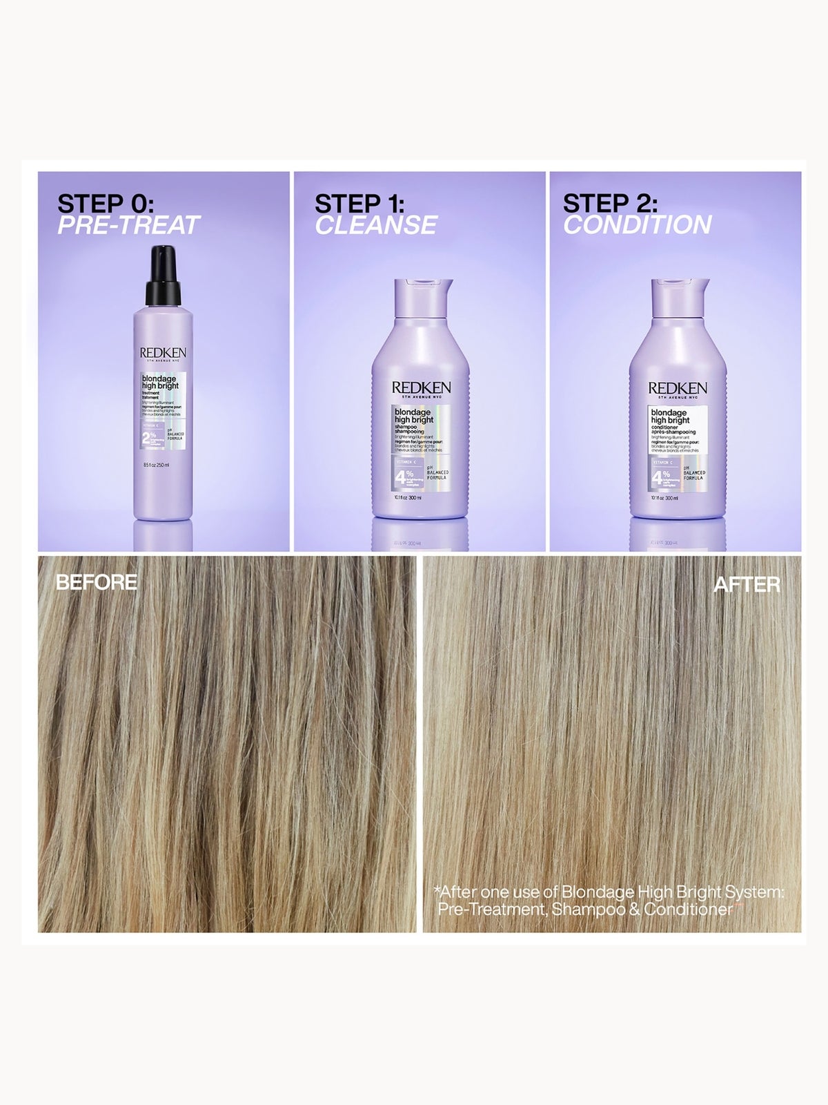 Redken Blondage High Bright Conditioner 300ml, photo 3