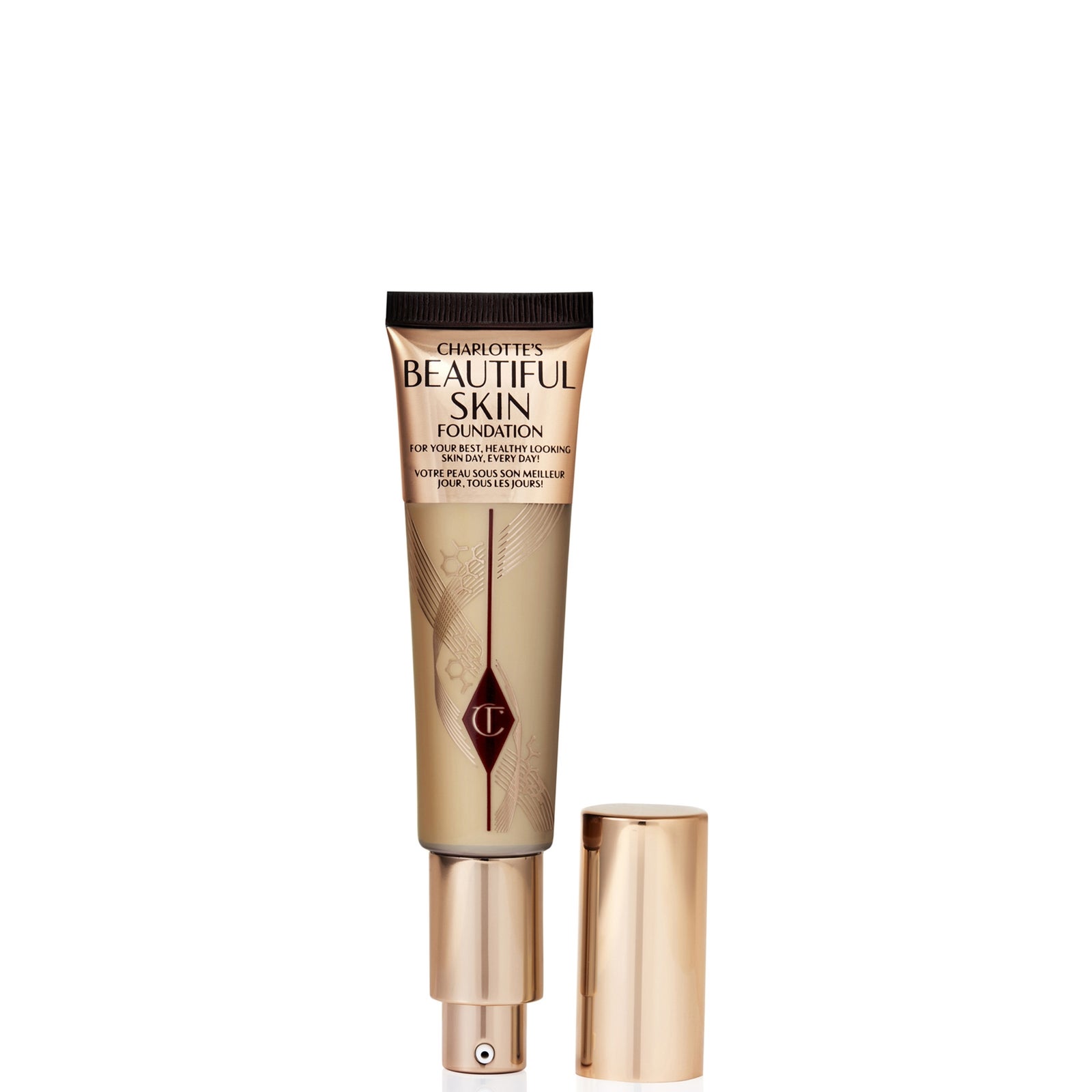 Charlotte Tilbury Charlotte's Beautiful Skin Foundation In Neutral 5 - Image 3