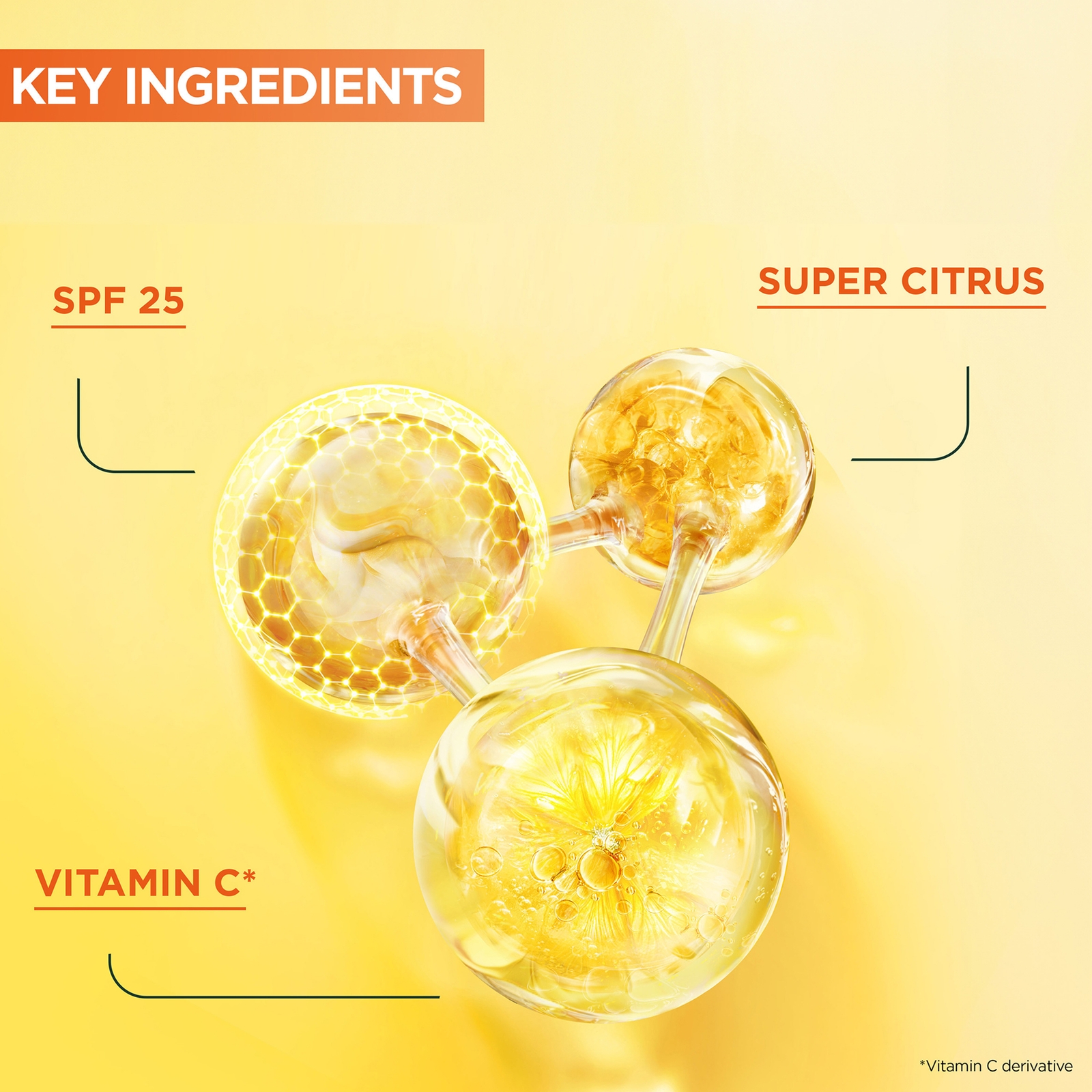 Thumbnail - Garnier Vitamin C Serum Cream with 20% Vitamin C and SPF25 50ml