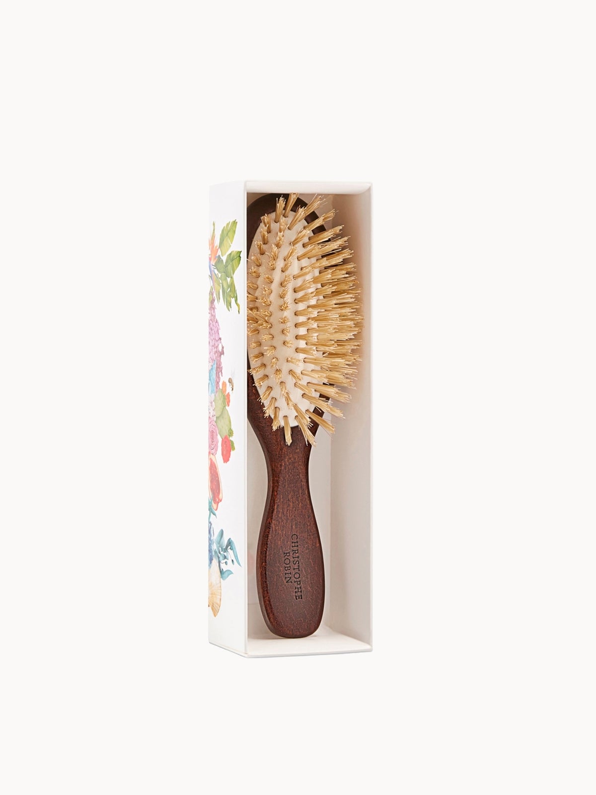 Christophe Robin Travel Hairbrush with Natural Boar-Bristle and Wood 2