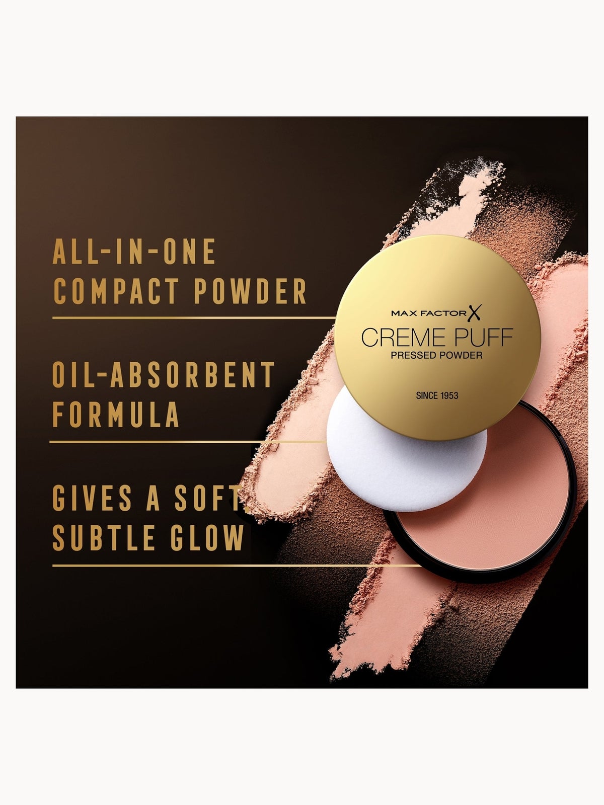 Max Factor Creme Puff Pressed Powder 21g (Various Shades) - Nouveau Beige 3