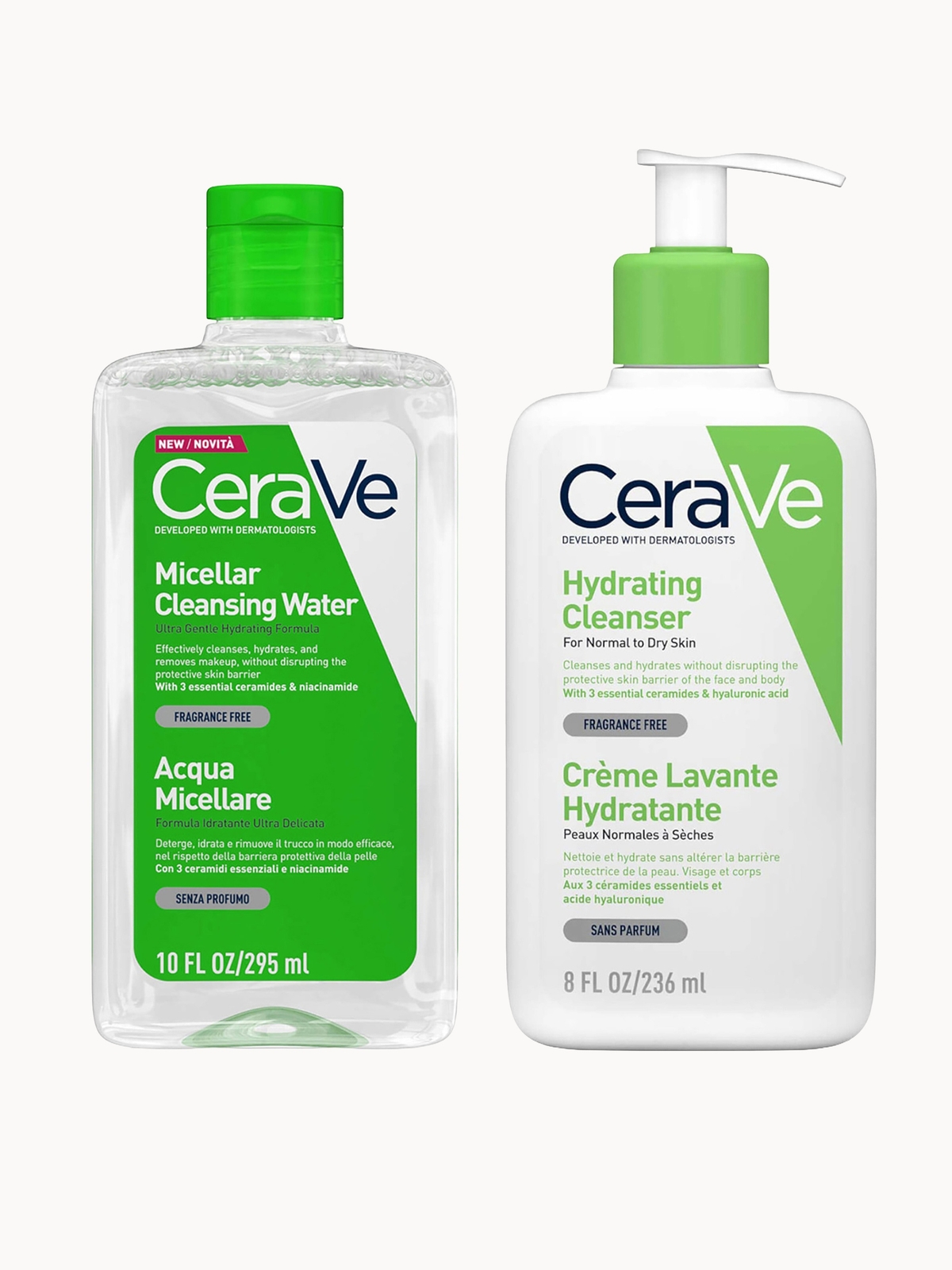 CeraVe Hydrating Double Cleansing Duo