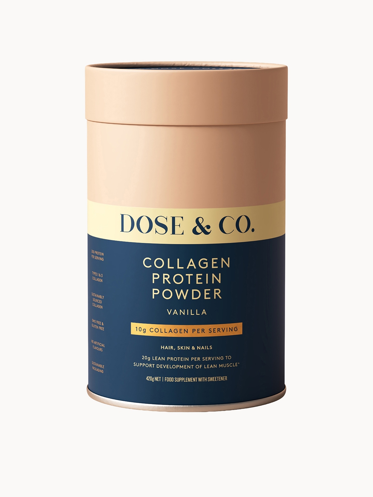Dose & Co Collagen Dairy Protein - Vanilla