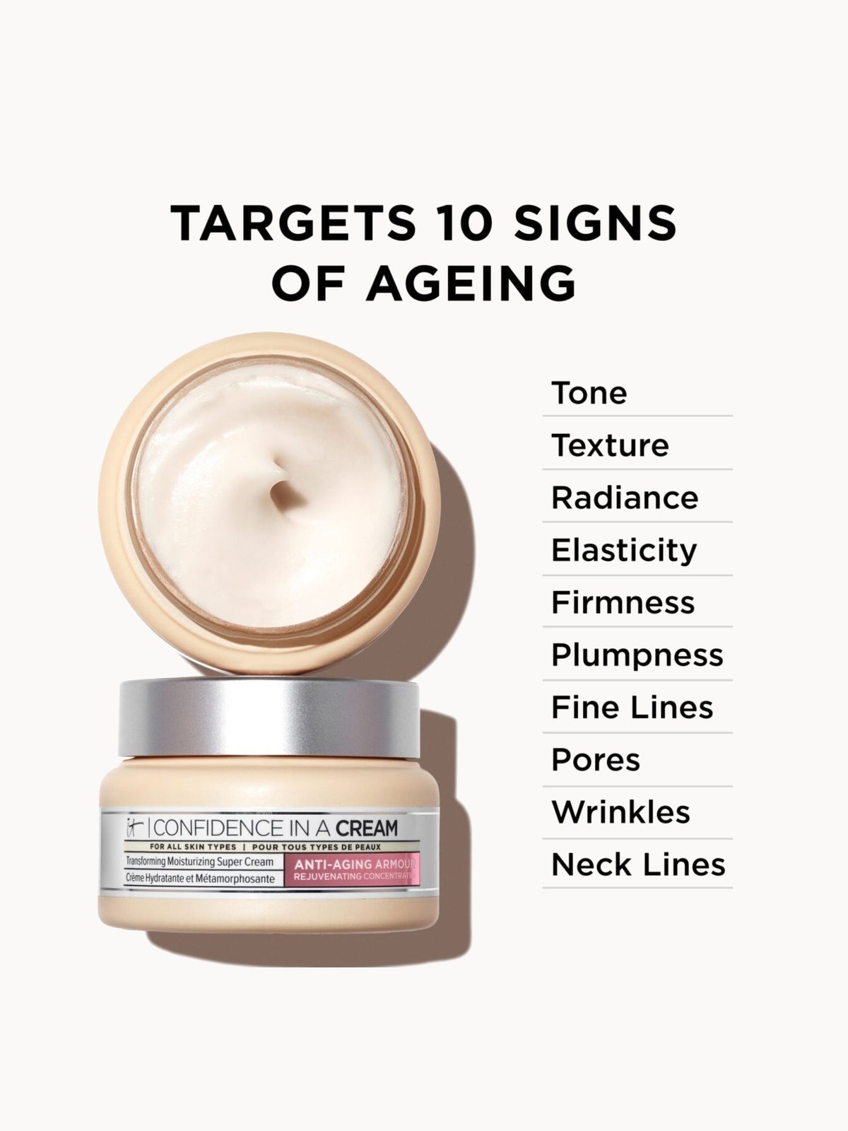 IT Cosmetics Confidence in a Cream Anti-Ageing Hydrating Moisturiser 60ml, photo 4