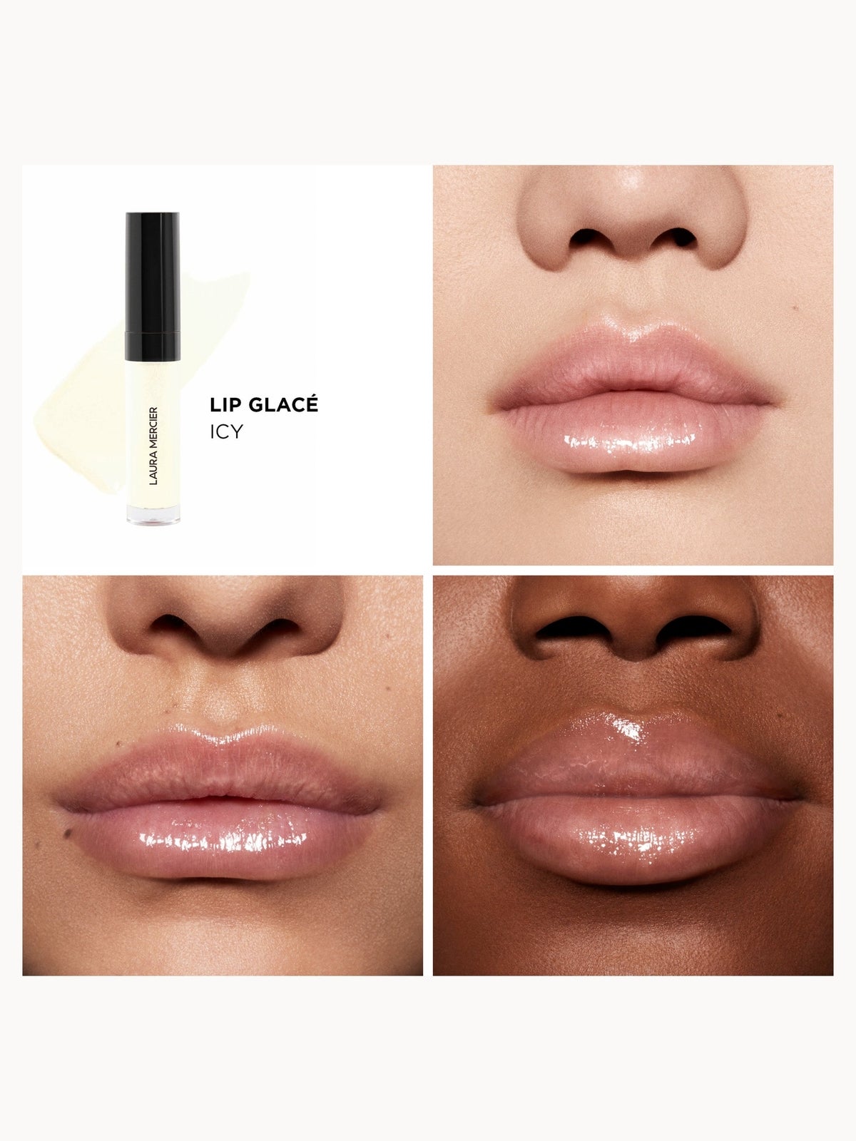 Laura Mercier Lip Glacè 5.5ml (Various Shades) - 00 Icy 3