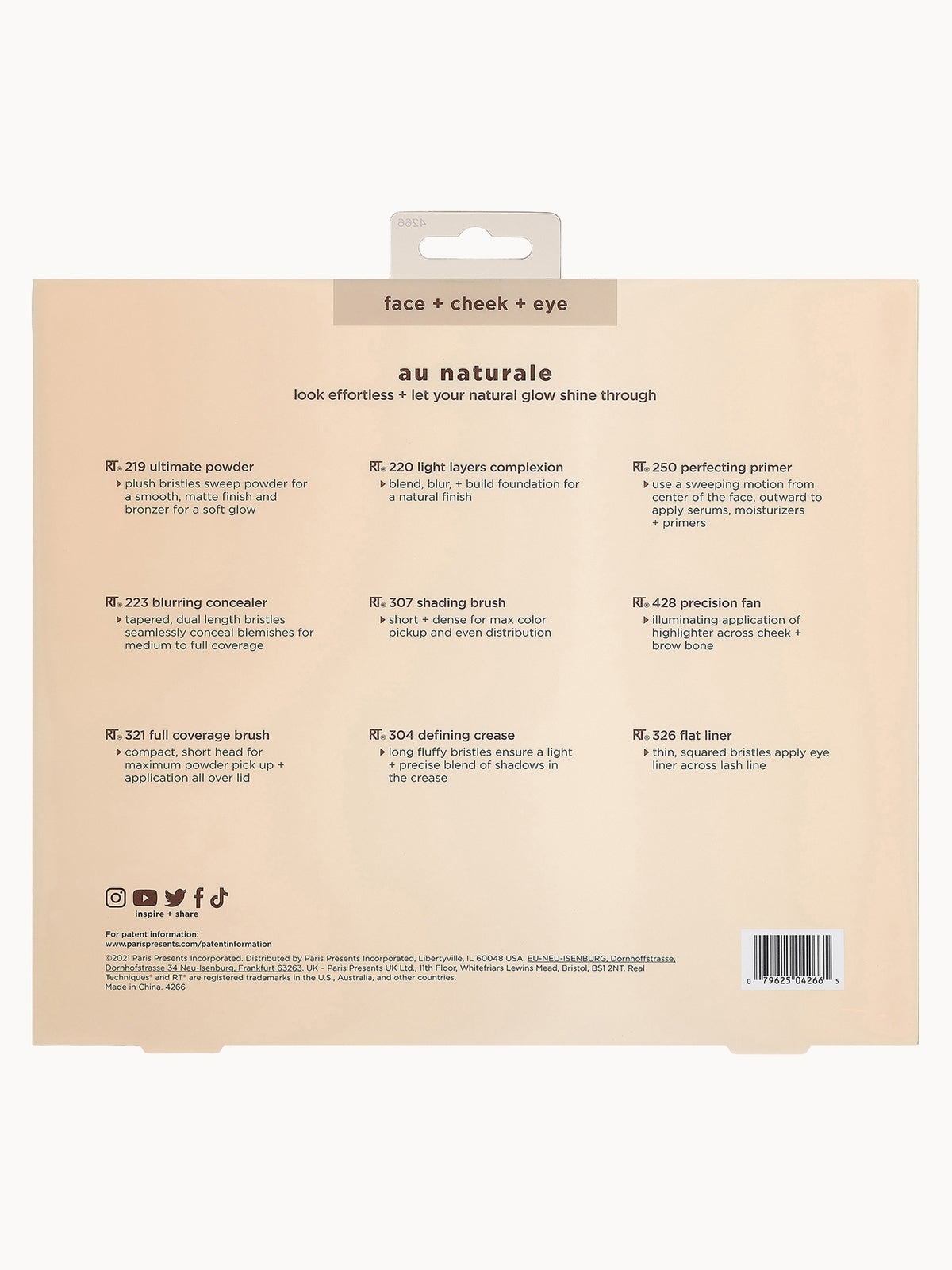 Real Techniques Au Naturale Complete Brush Kit (Worth £75.91) 3