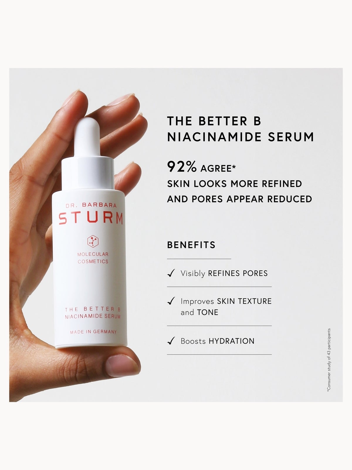 Dr. Barbara Sturm The Better B Niacinamide Serum 30ml 2