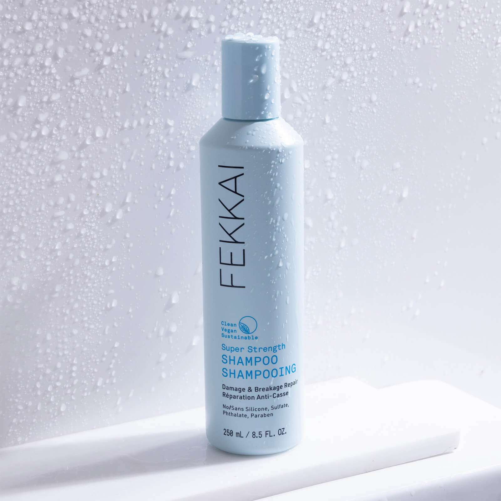 Fekkai Super Strength Shampoo Damage And Breakage Repair 8.5 oz In Blue