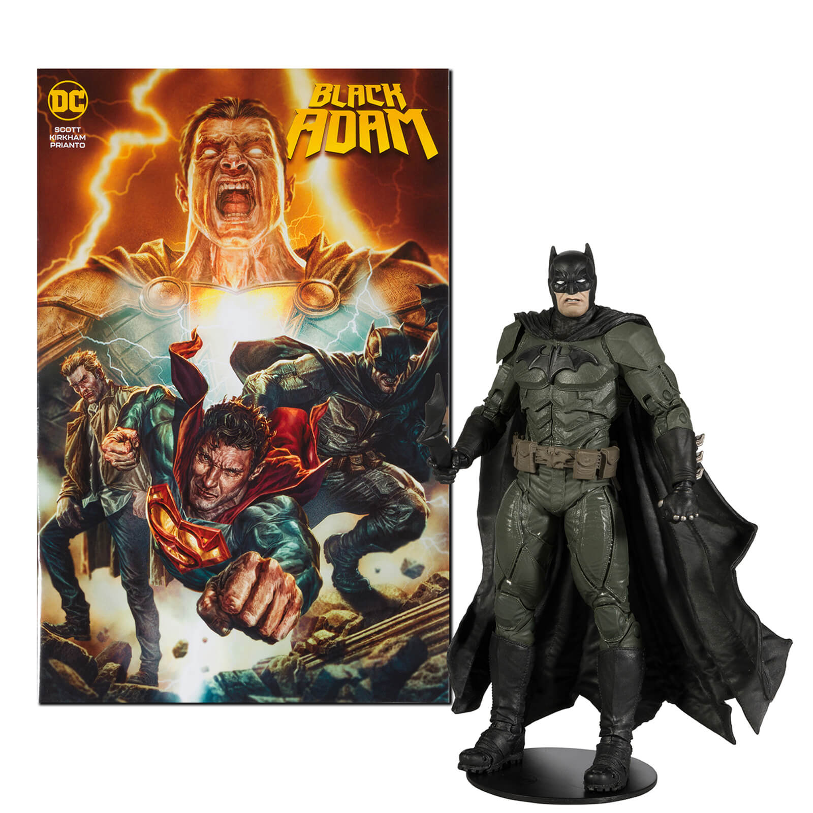 DC Direct Black Adam 7  Action Figure with Comic - Batman