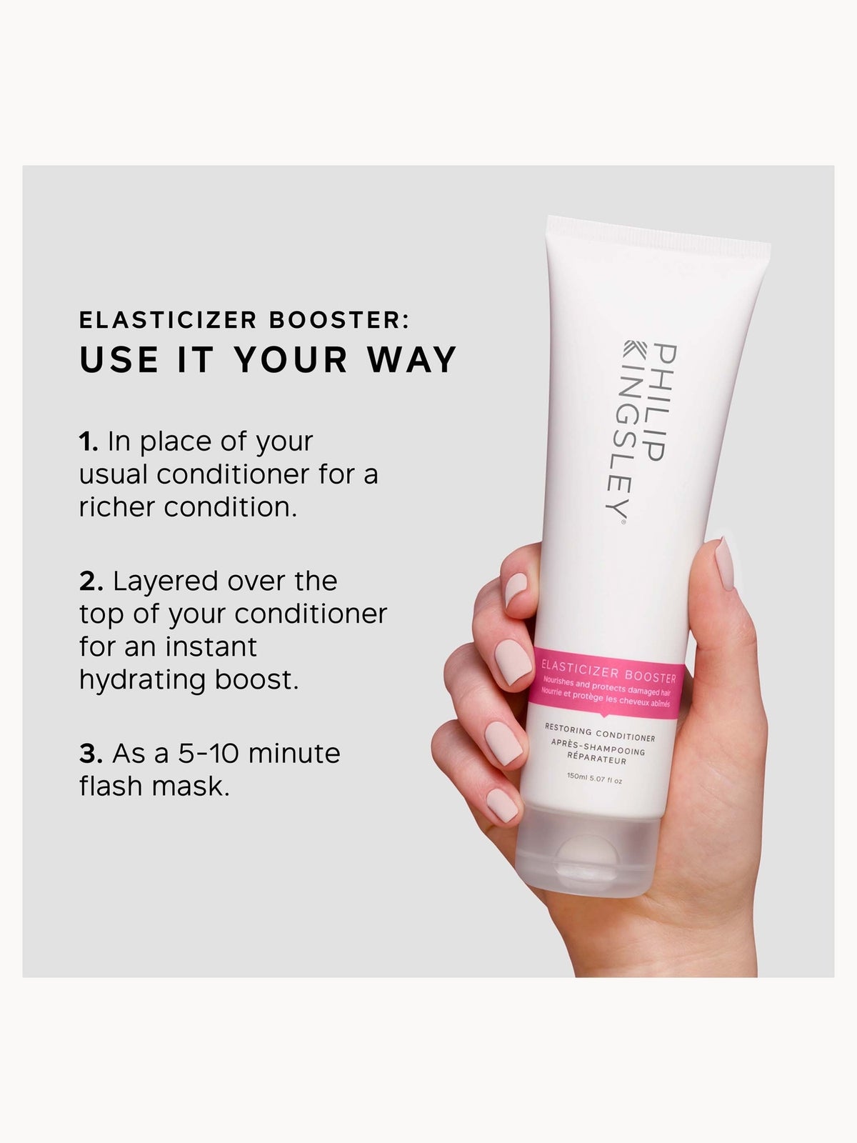 Philip Kingsley Elasticizer Booster Restoring Conditioner 150ml 3
