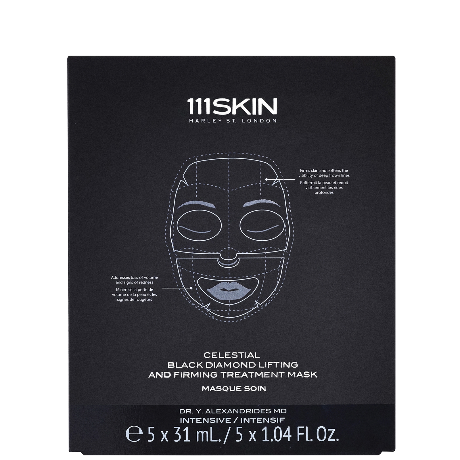 

111SKIN Celestial Black Diamond Lifting and Firming Treatment Mask Face Single 31ml