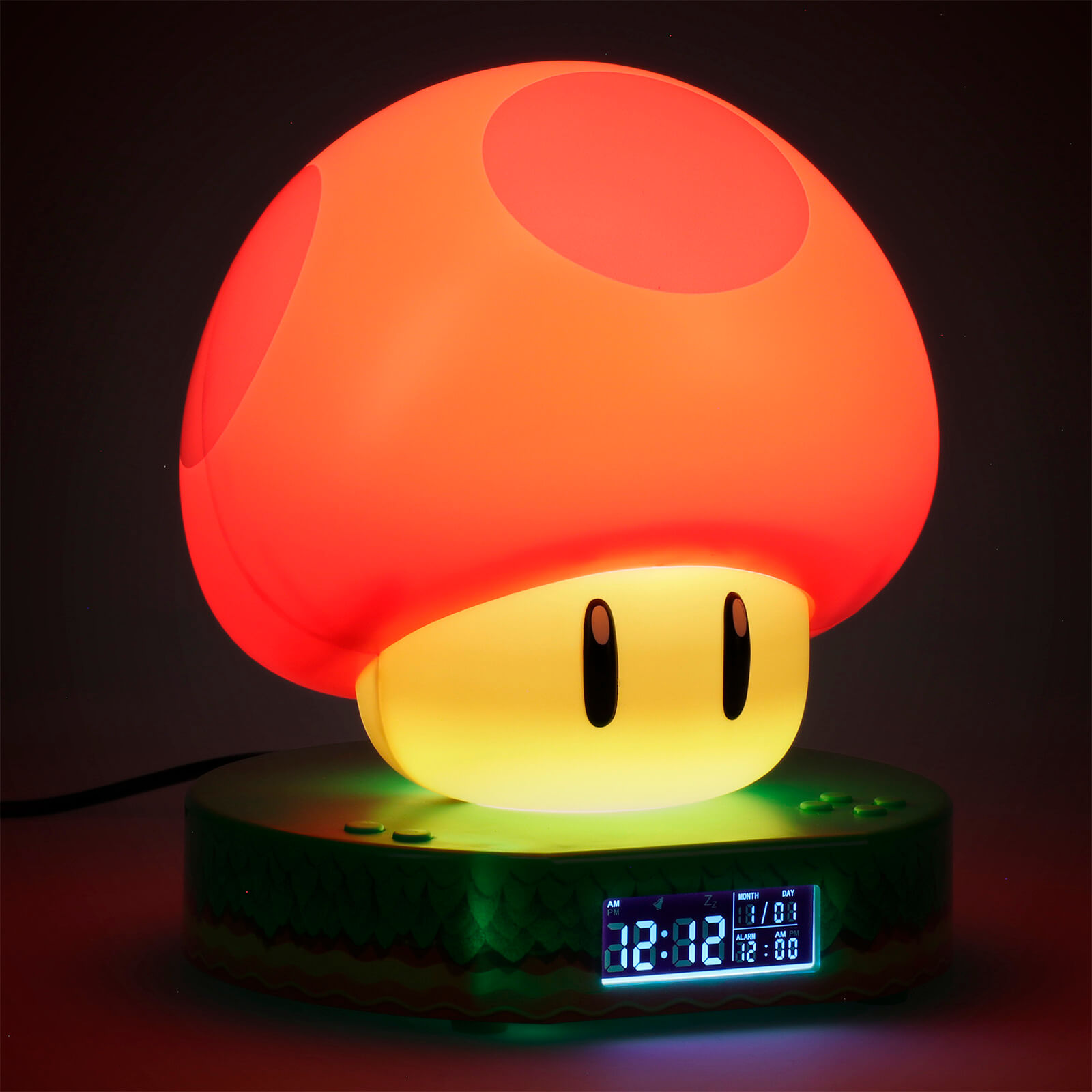 Nintendo Super Mario Mushroom Digital Alarm Clock Nintendo Super Mario Mushroom Digital Alarm Clock