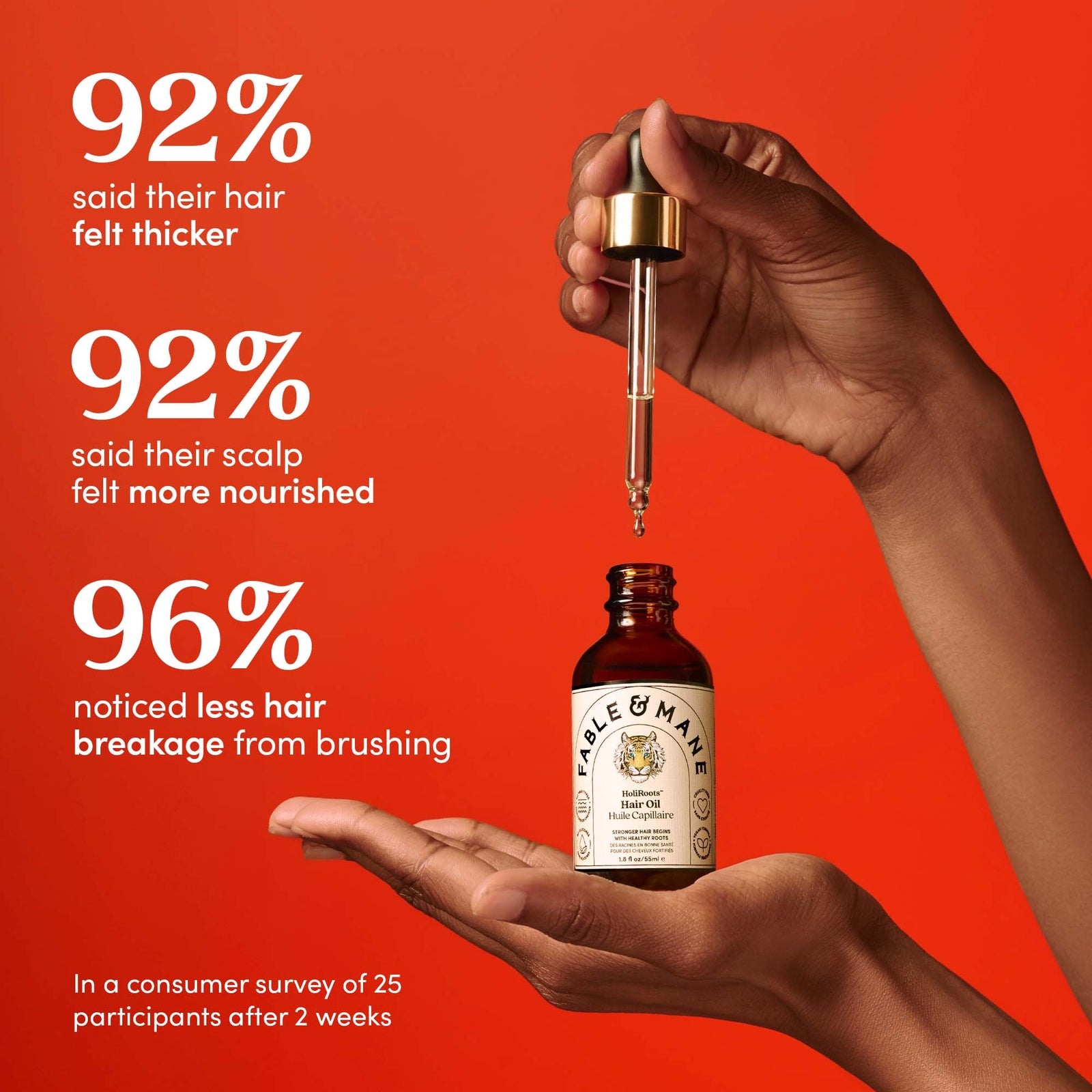 Fable & Mane HoliRoots Pre-Wash Strengthening Treatment Hair Oil 100ml 4