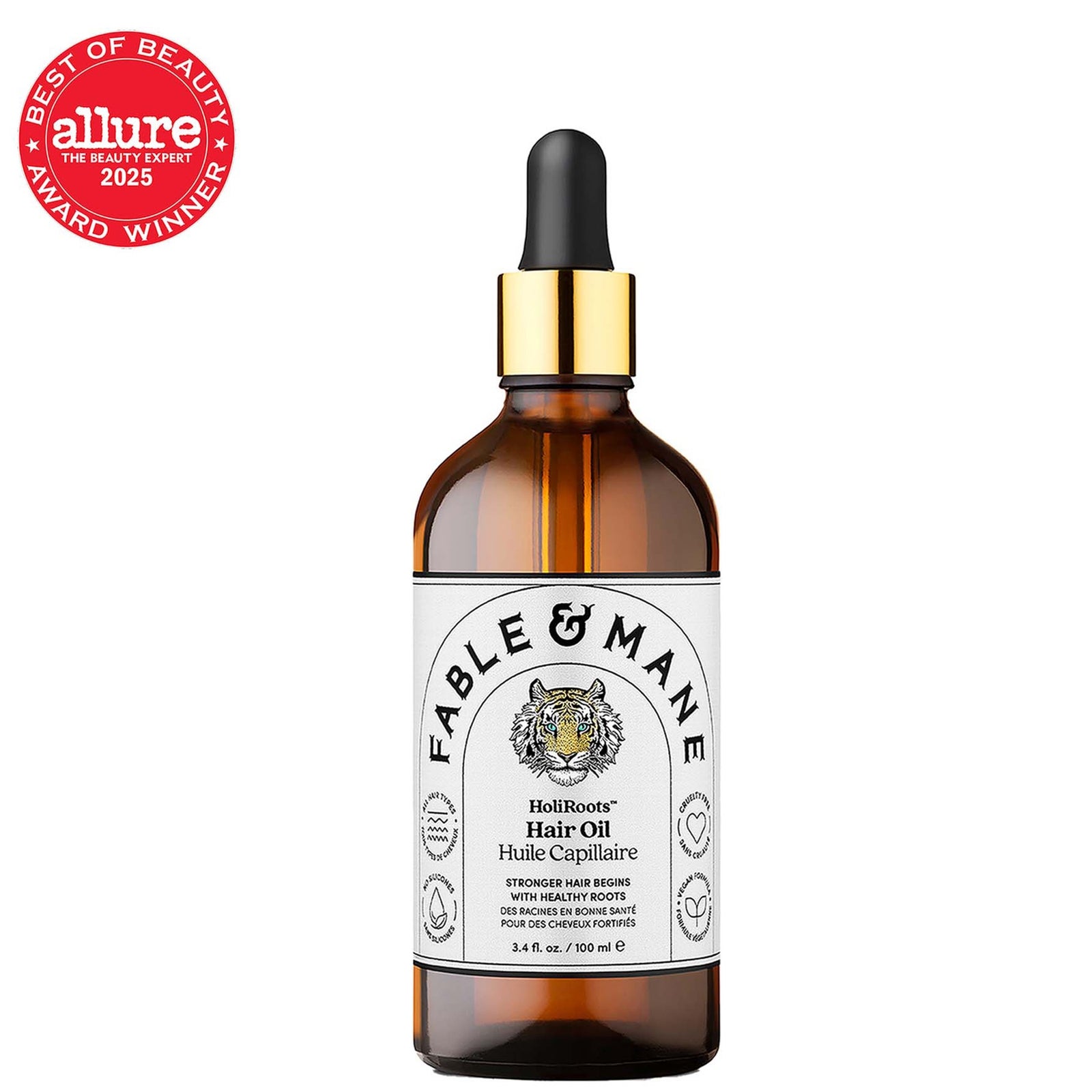 Fable & Mane HoliRoots Pre-Wash Strengthening Treatment Hair Oil 100ml 2